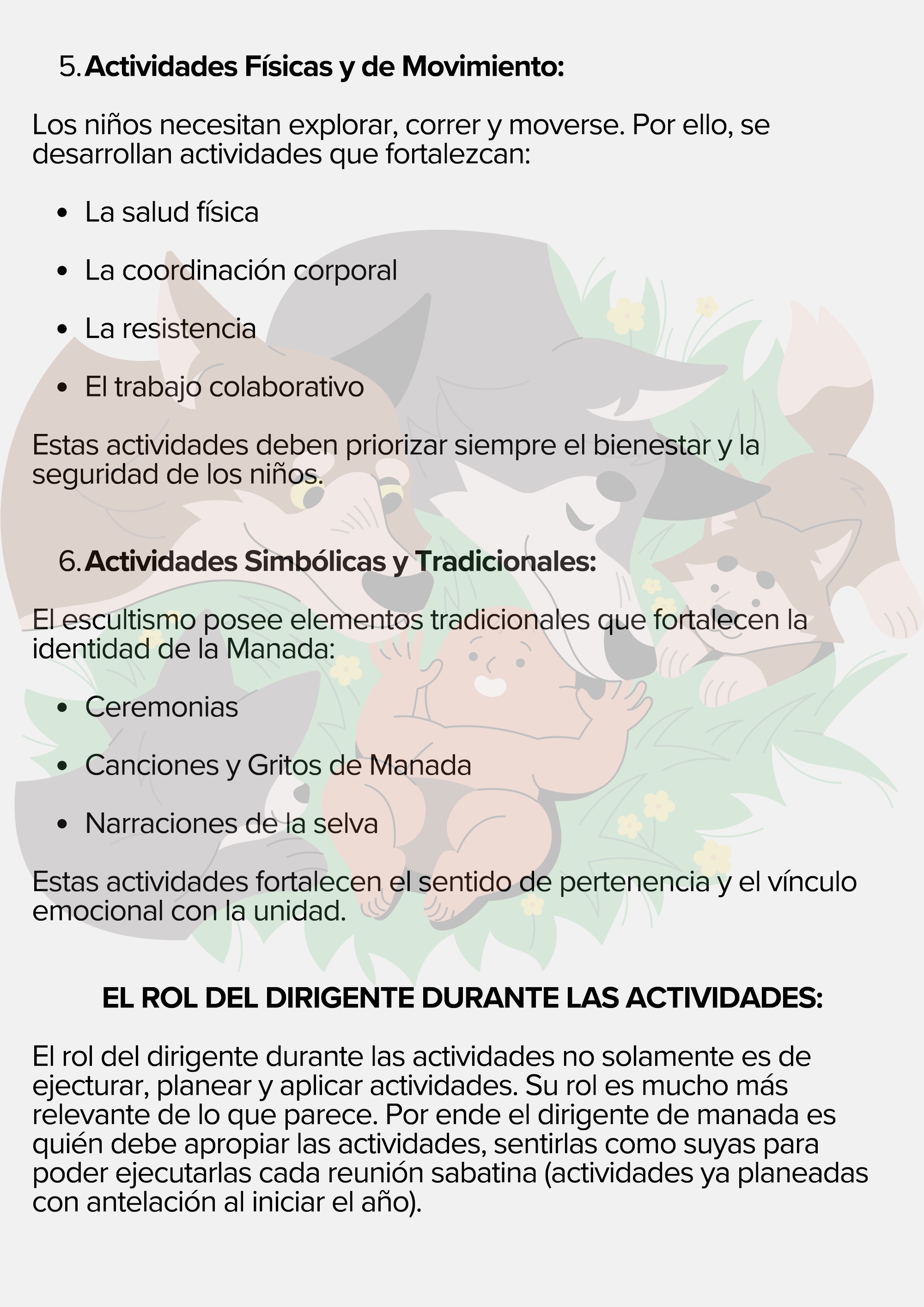 MANUAL DE CAZA Cartilla para el Dirigente de Manada — page 26