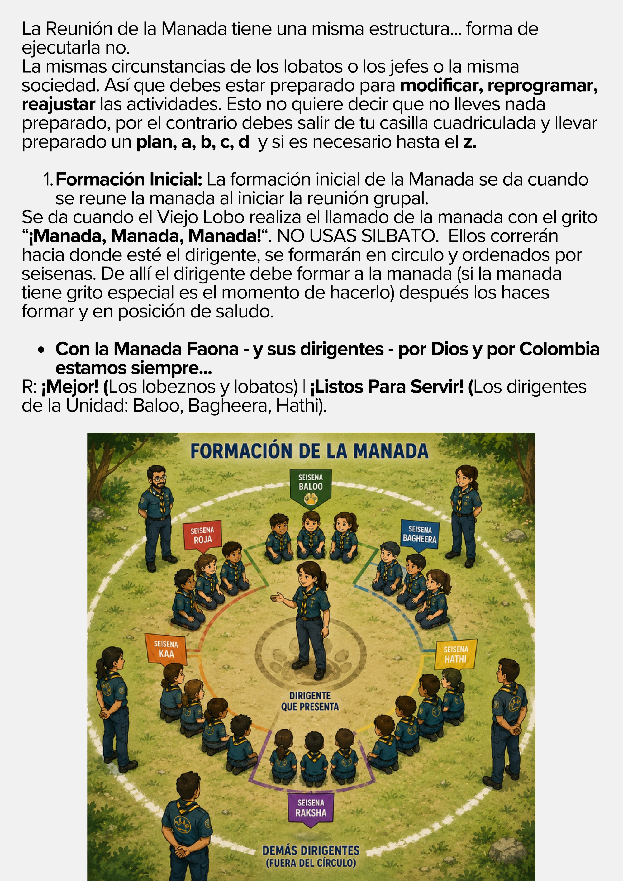 MANUAL DE CAZA Cartilla para el Dirigente de Manada — page 29