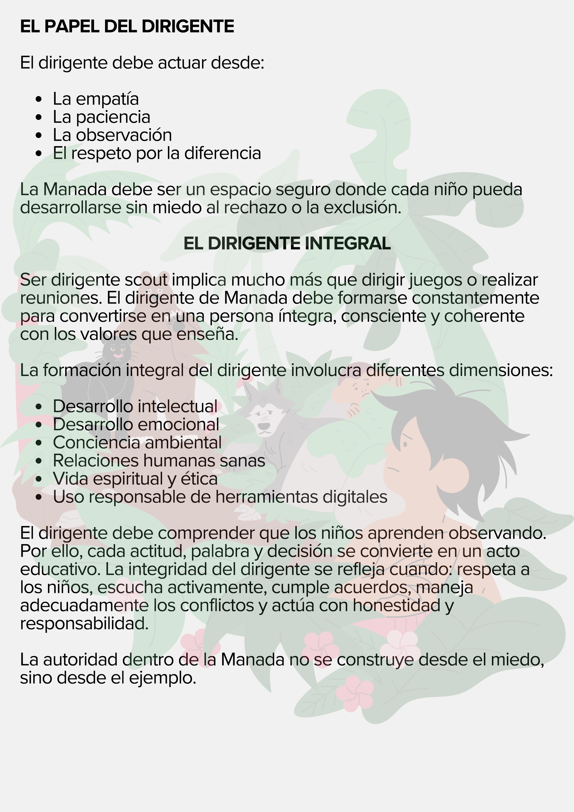 MANUAL DE CAZA Cartilla para el Dirigente de Manada — page 35