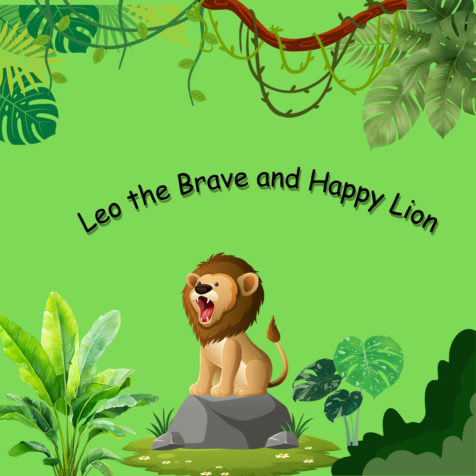 LEO THE BRAVE AND HAPPY LION