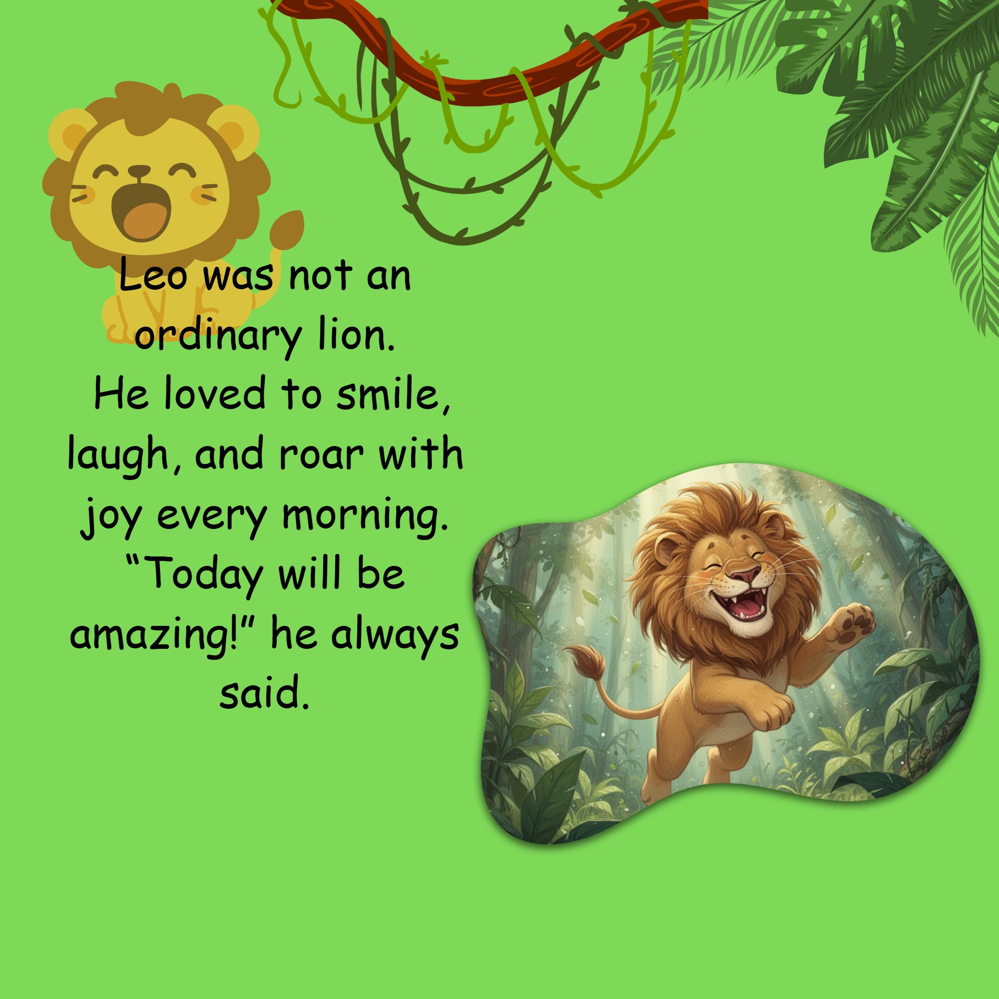 LEO THE BRAVE AND HAPPY LION — page 3