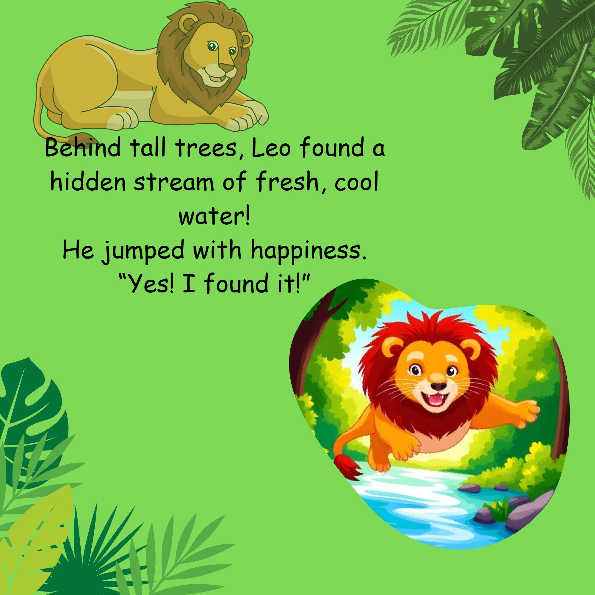 LEO THE BRAVE AND HAPPY LION — page 9