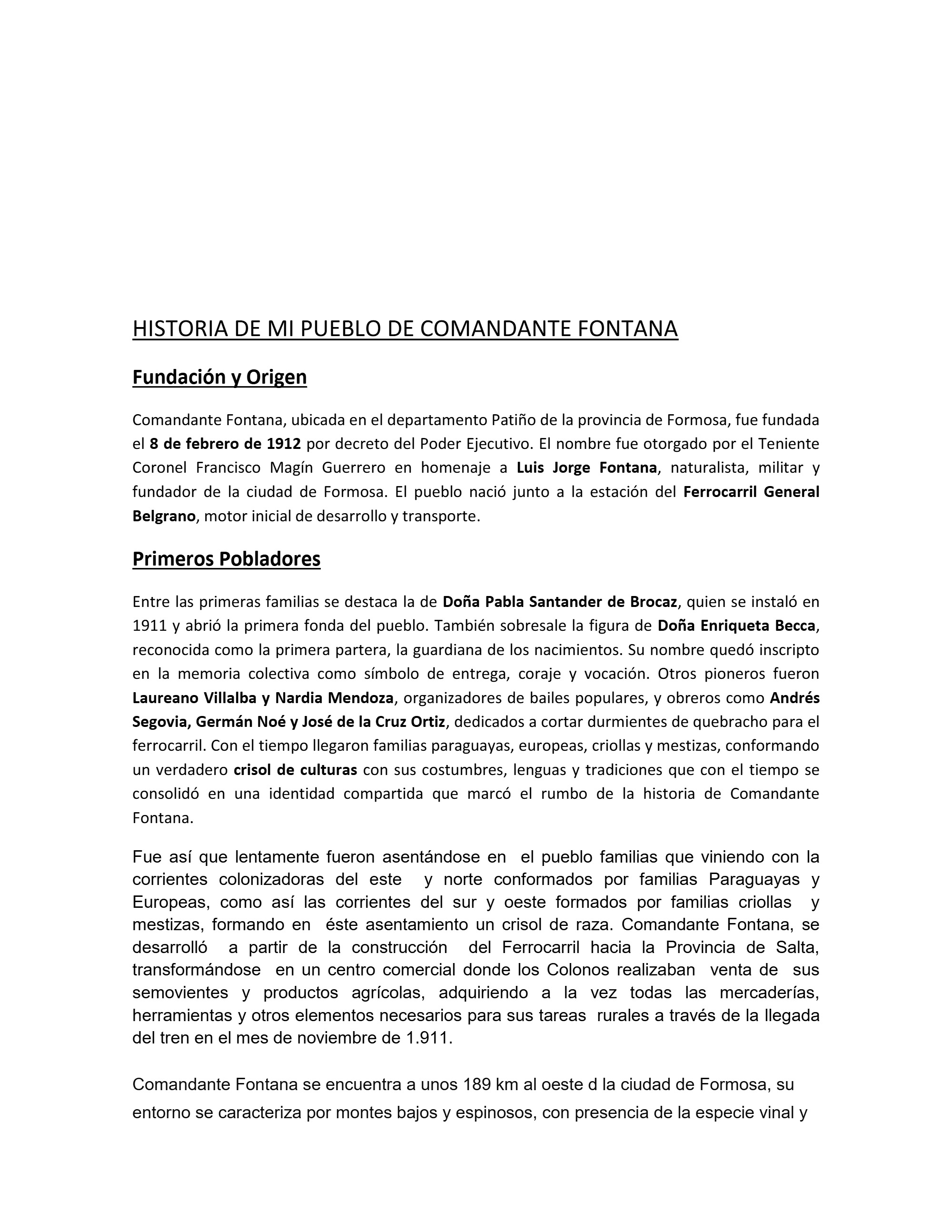 Revista Historia de Comandante Fontana — page 2