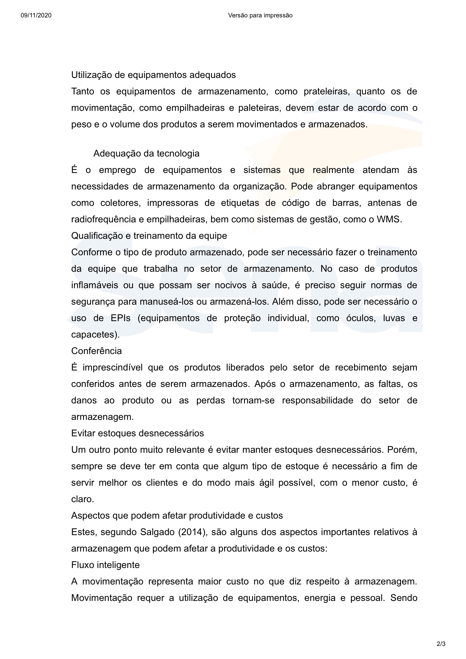 Armazenamento e Estocagem — page 2
