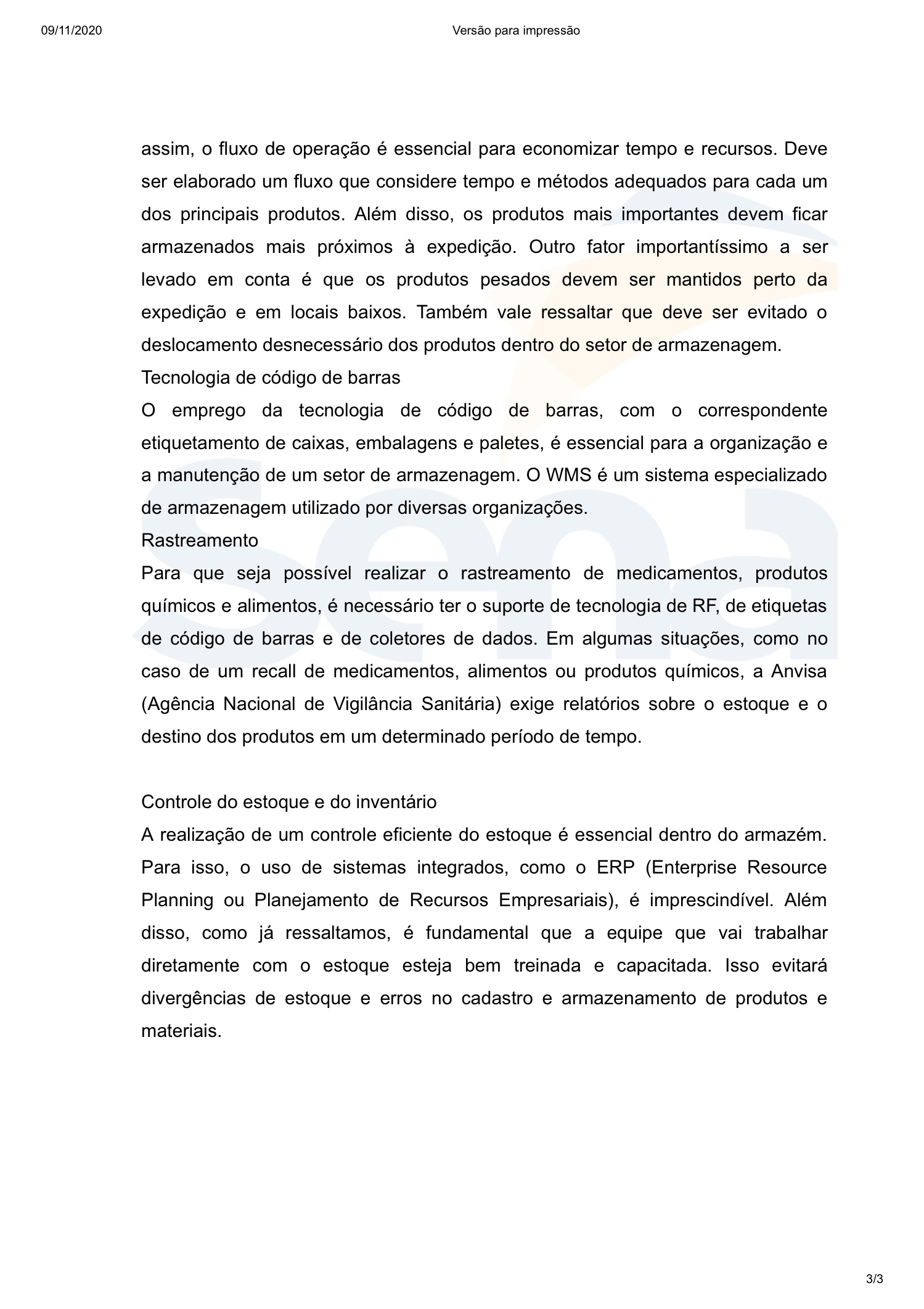 Armazenamento e Estocagem — page 3