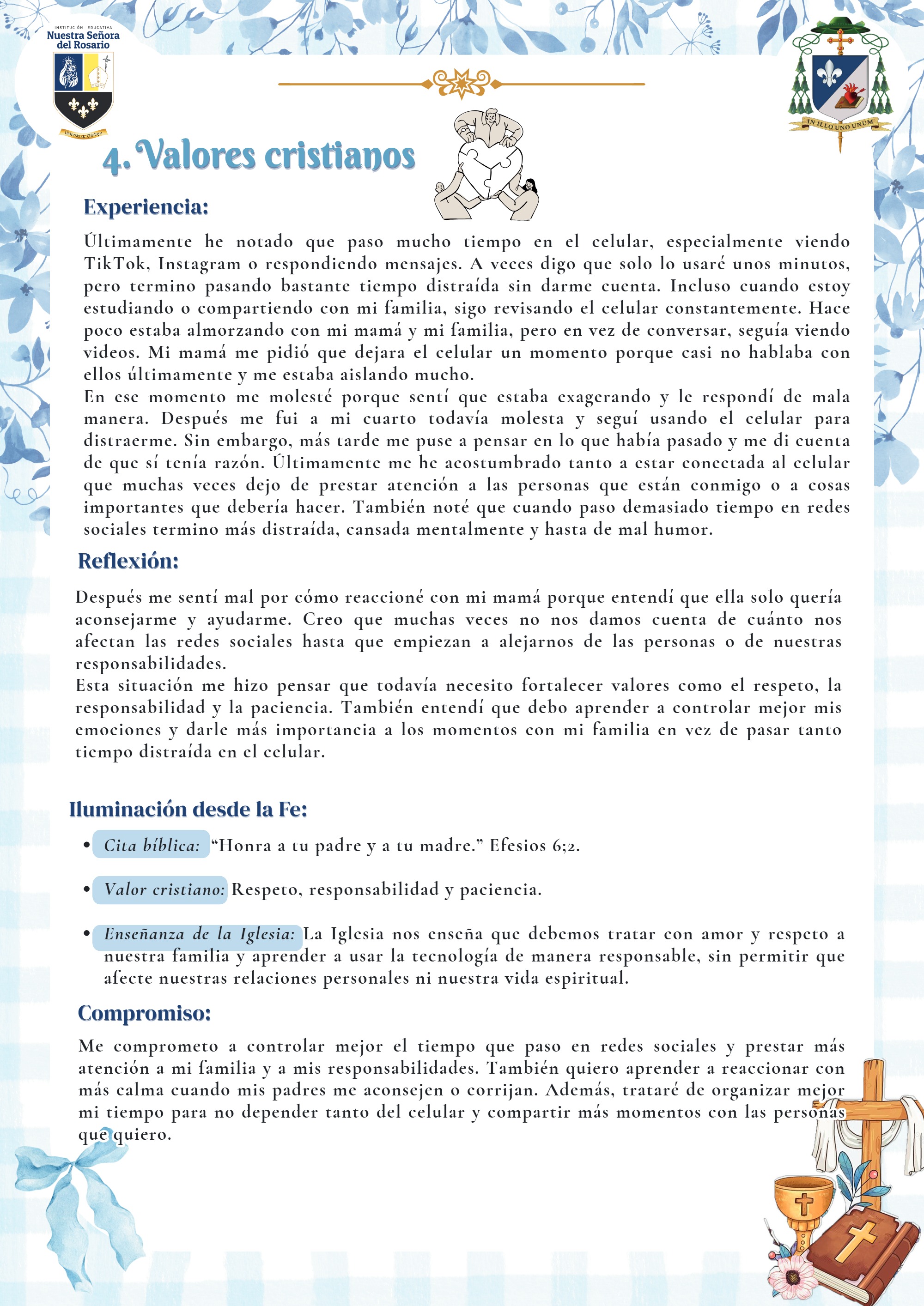 Diario espiritual grupal - 5to "F" - 2026 — page 12
