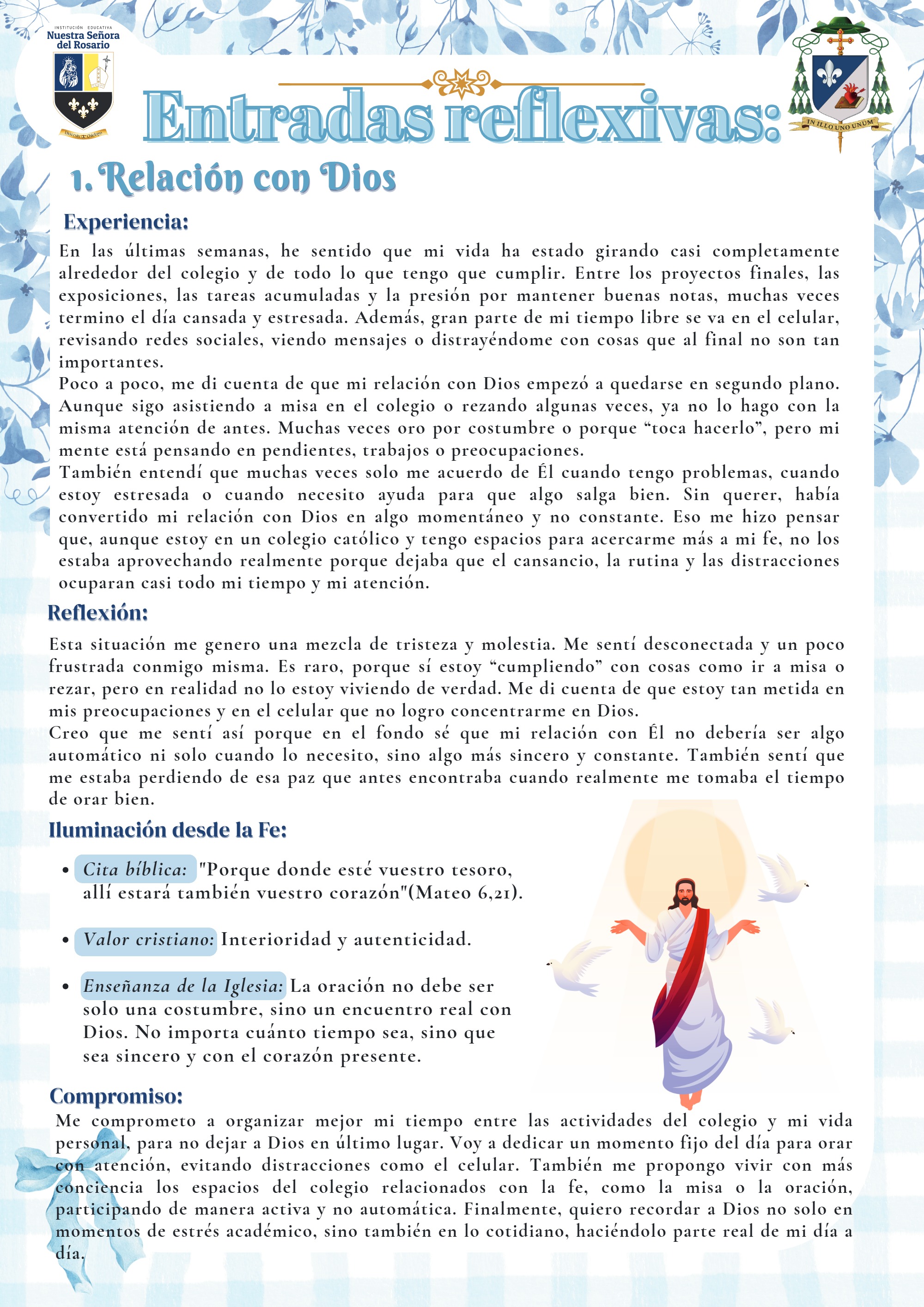 Diario espiritual grupal - 5to "F" - 2026 — page 9