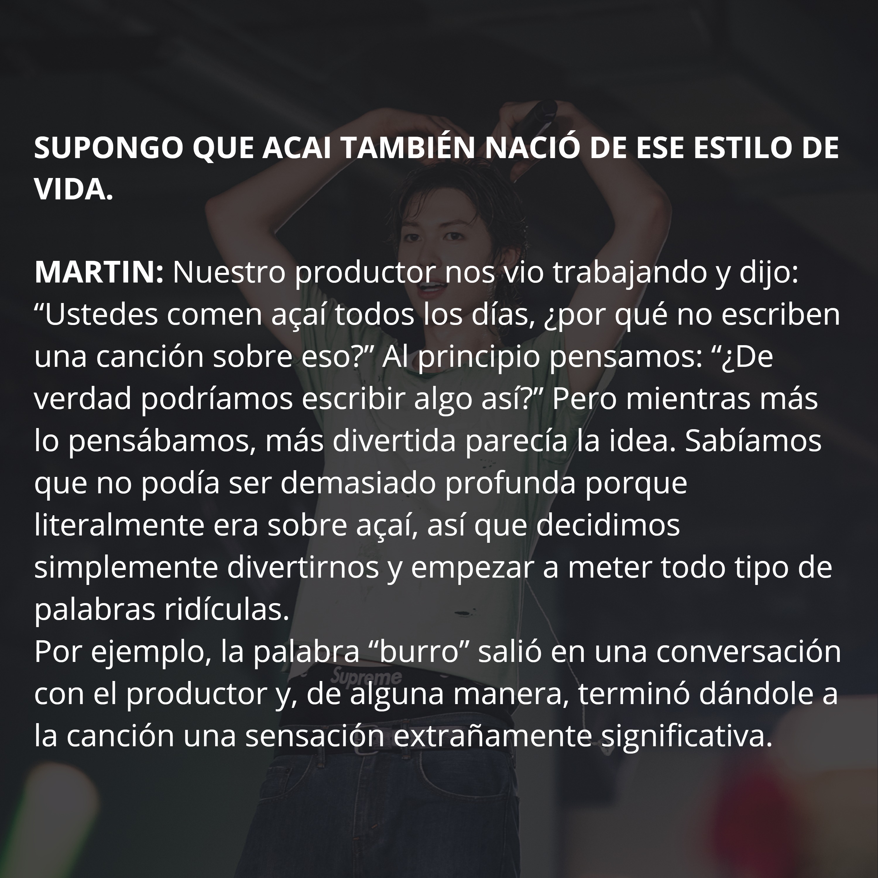ENTREVISTA A MARTIN PARA WEVERSE MEGAZINE — page 13