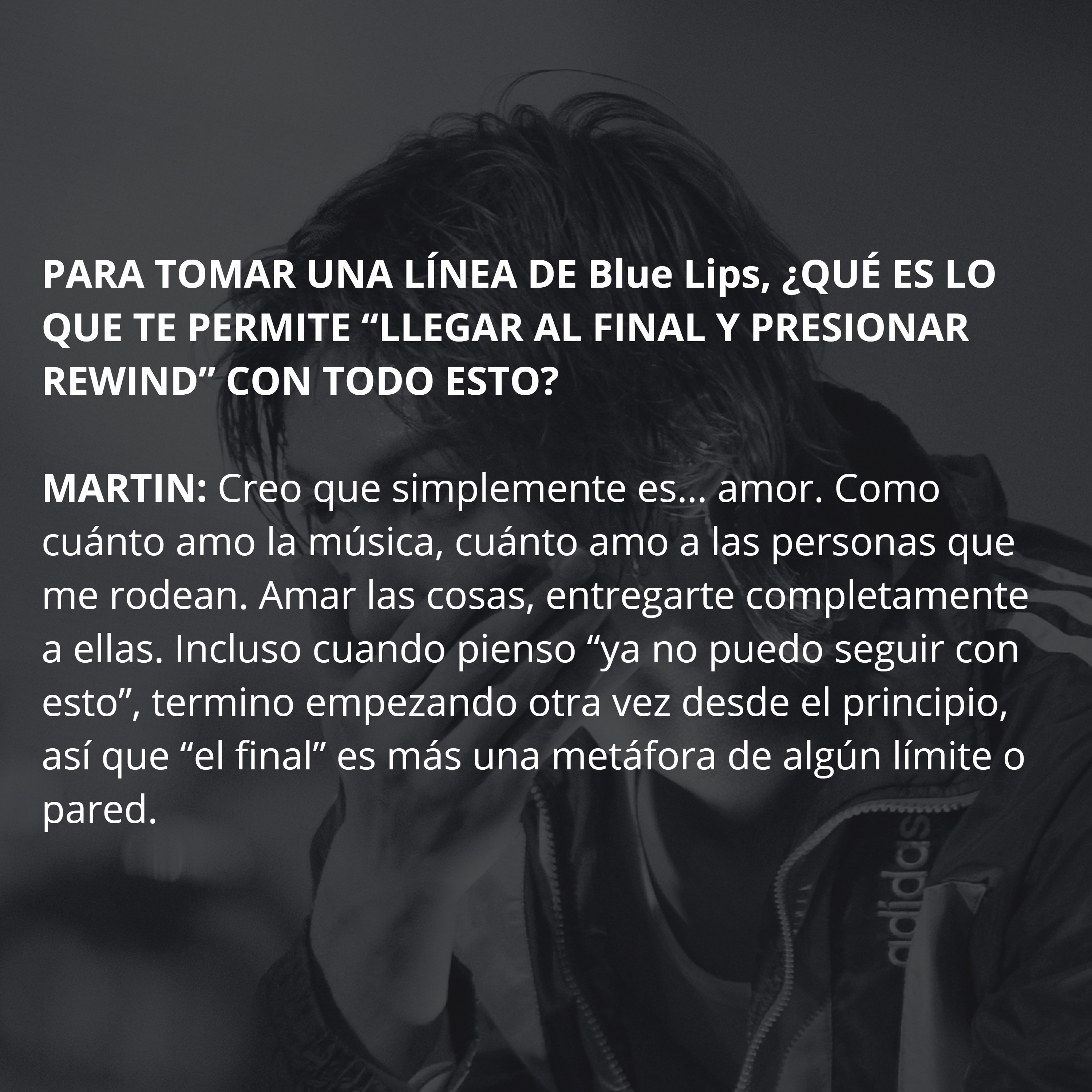 ENTREVISTA A MARTIN PARA WEVERSE MEGAZINE — page 24