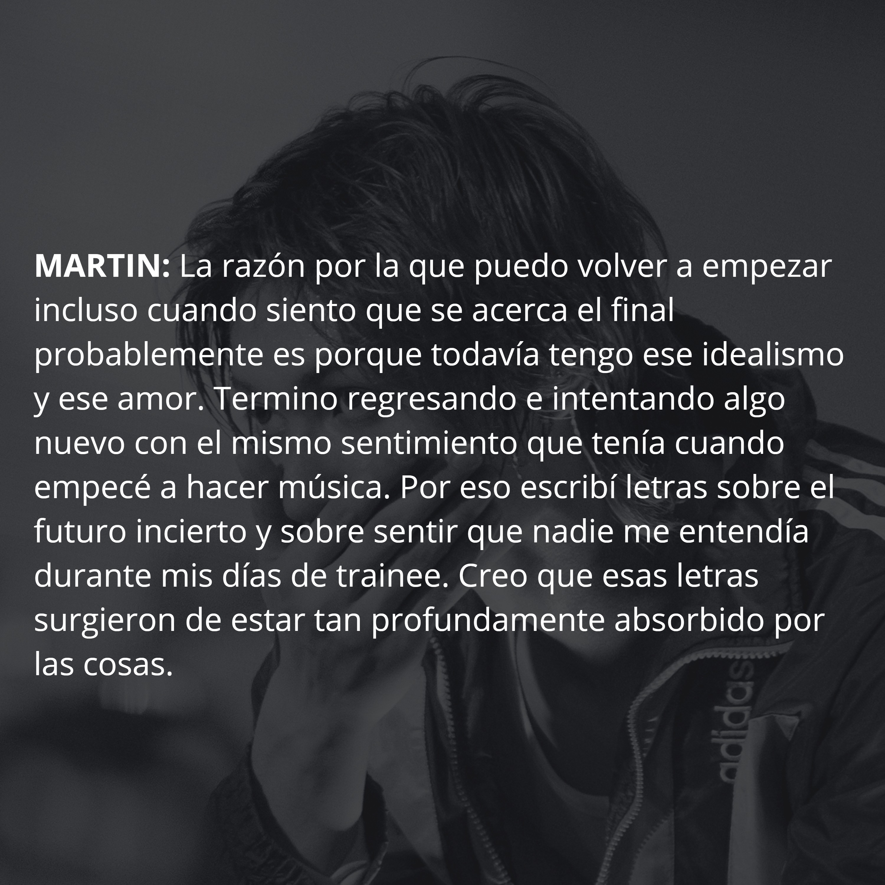 ENTREVISTA A MARTIN PARA WEVERSE MEGAZINE — page 25