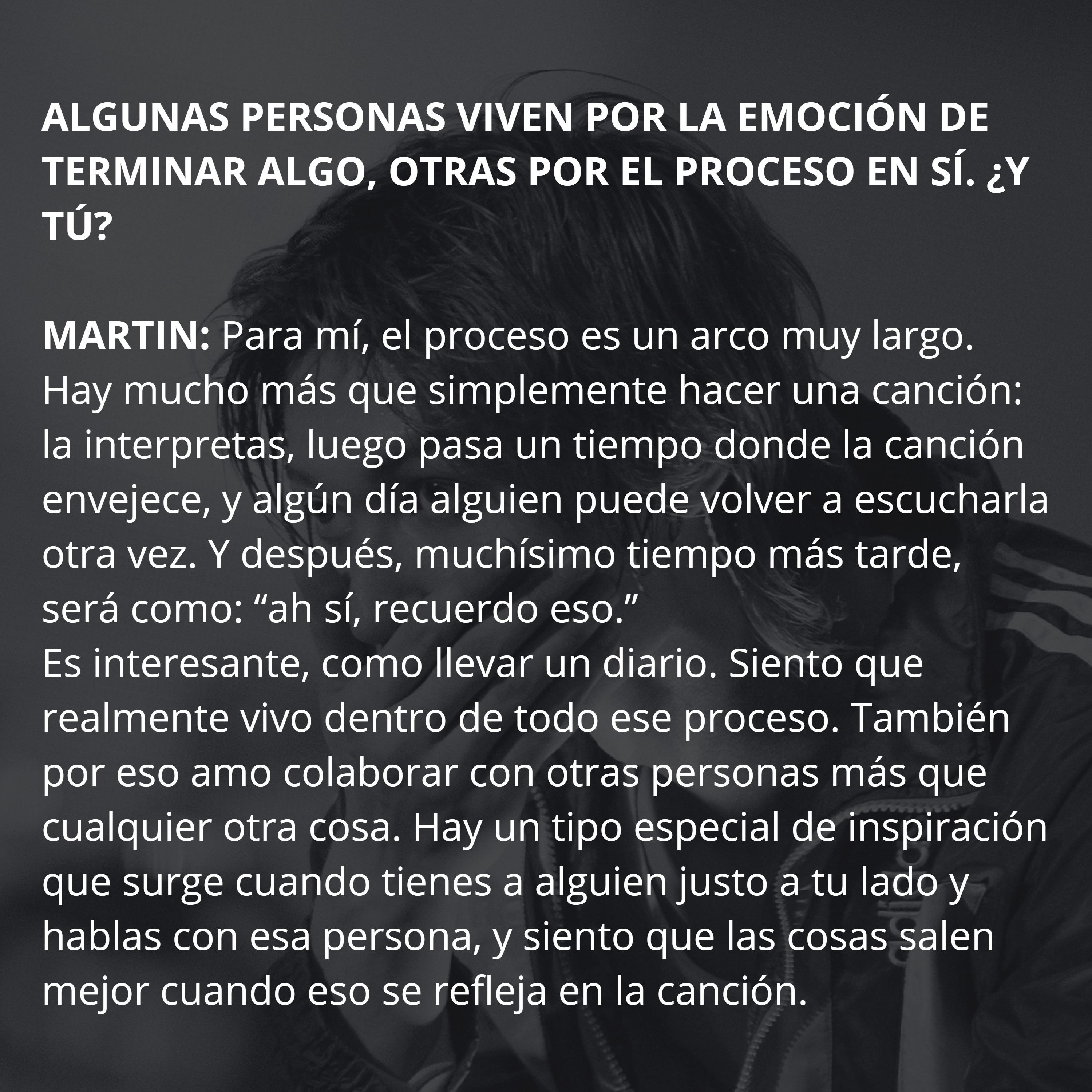ENTREVISTA A MARTIN PARA WEVERSE MEGAZINE — page 26