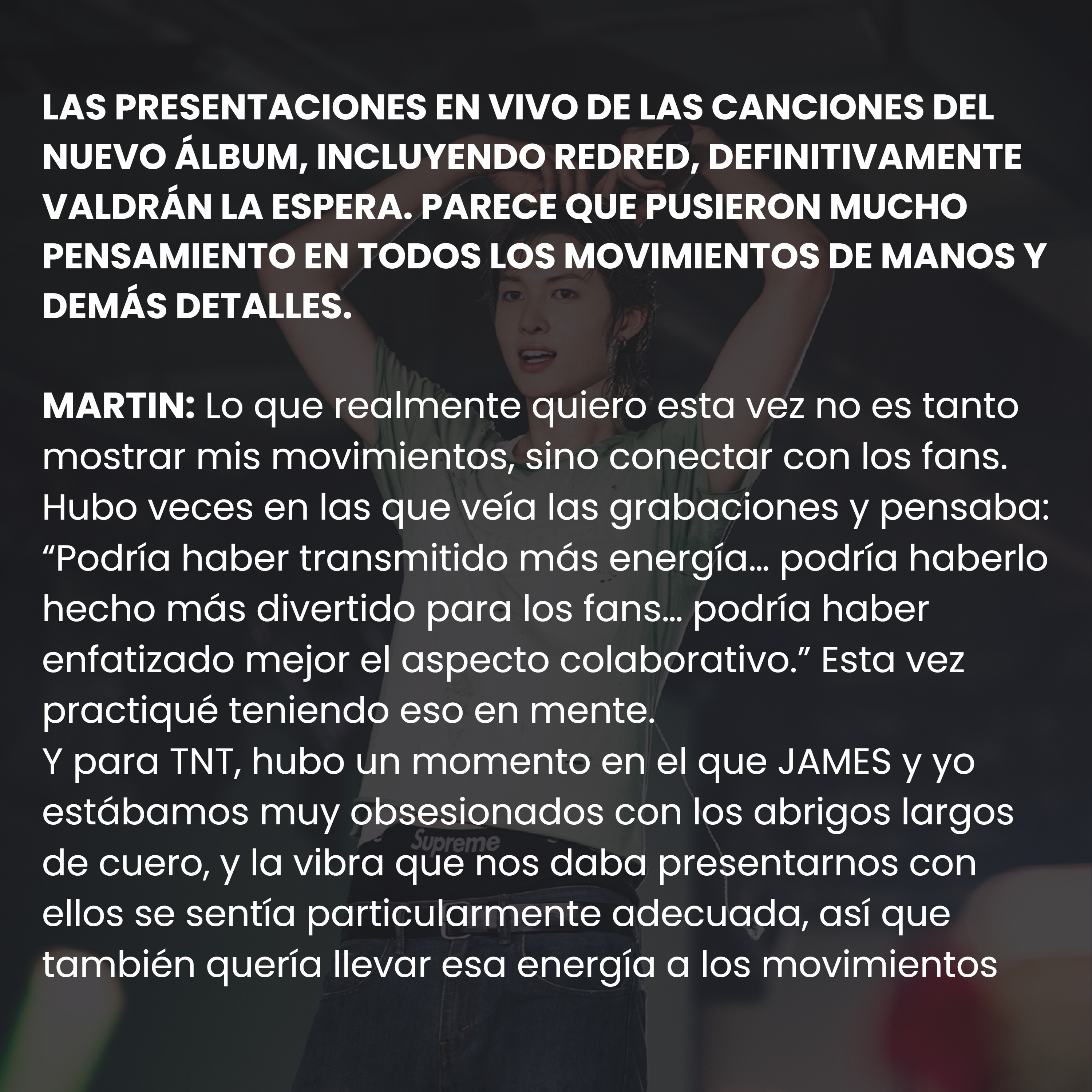 ENTREVISTA A MARTIN PARA WEVERSE MEGAZINE — page 10