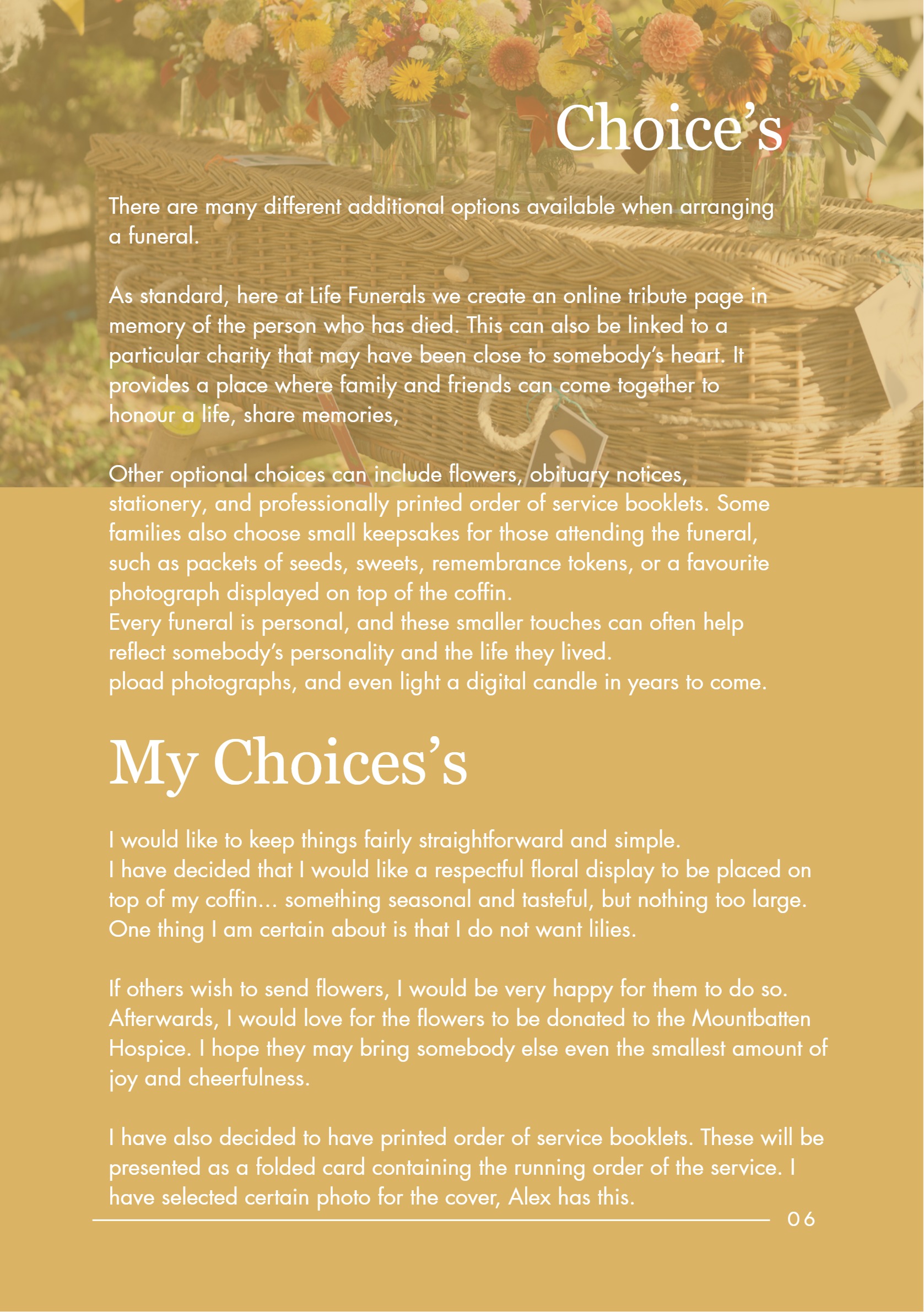 My Life. My Wishes. — page 8