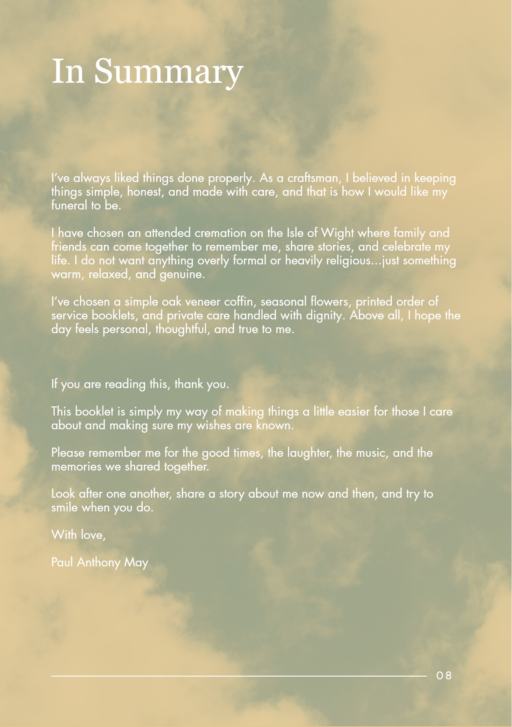 My Life. My Wishes. — page 10