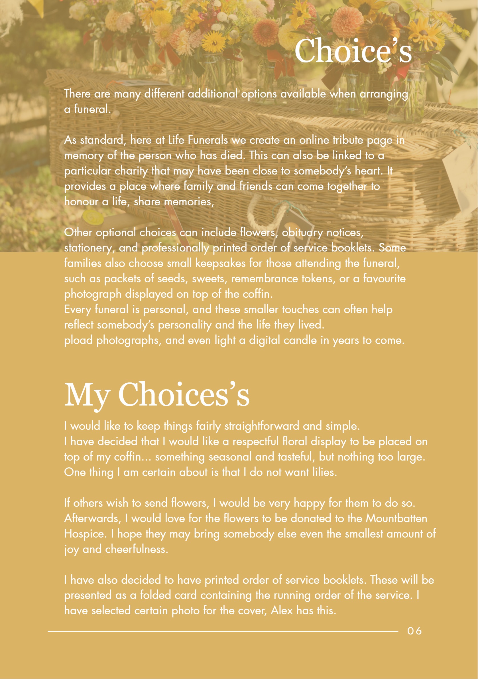 My Life. My Wishes. — page 8