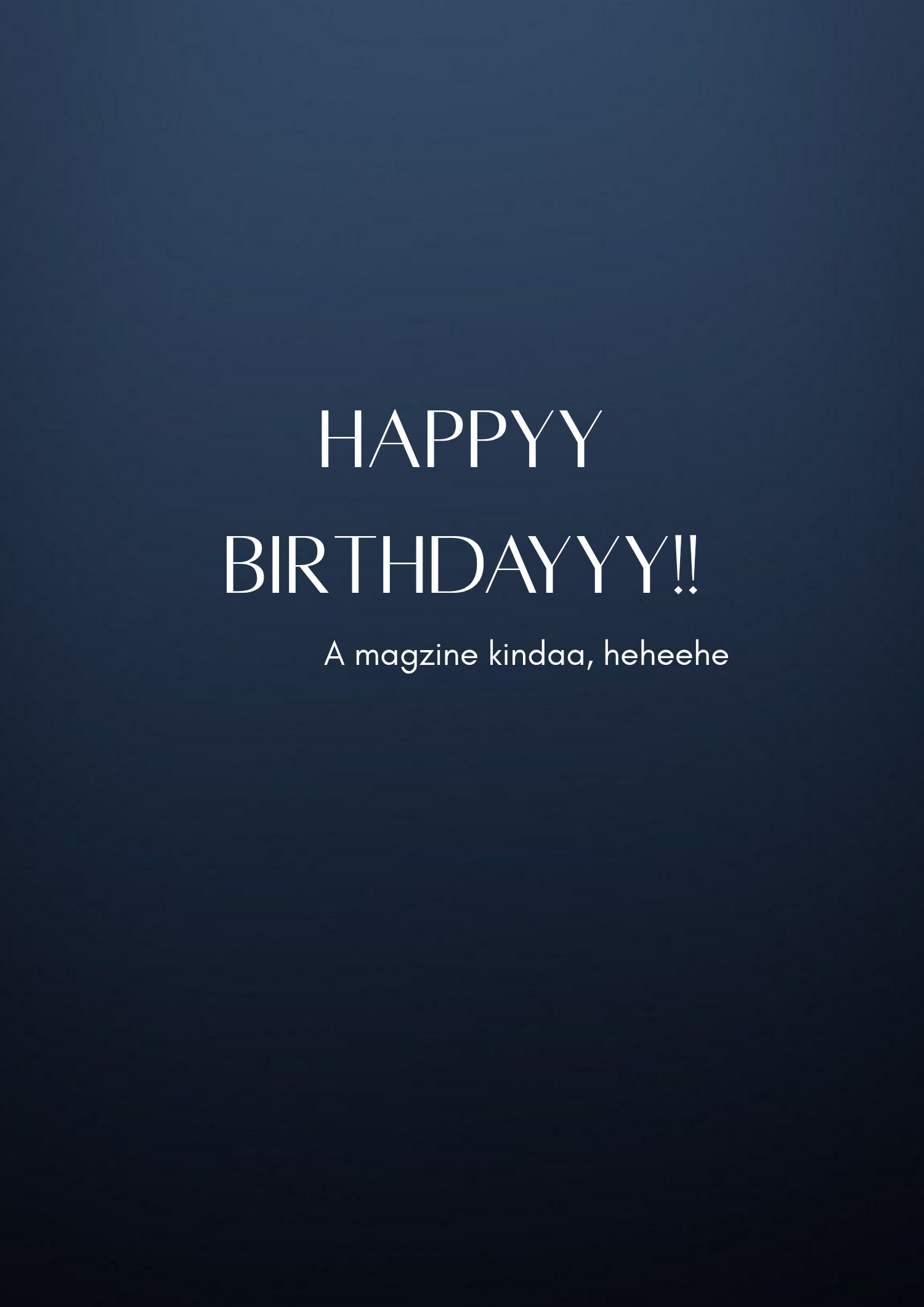 Birthdayyyy — page 9
