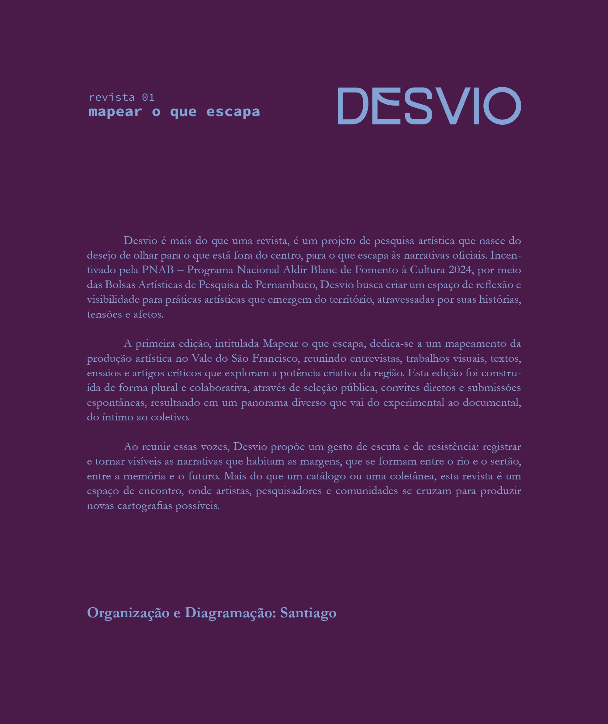 Desvio 2026 - Edição - Mapear o que escapa - PNAB — page 5