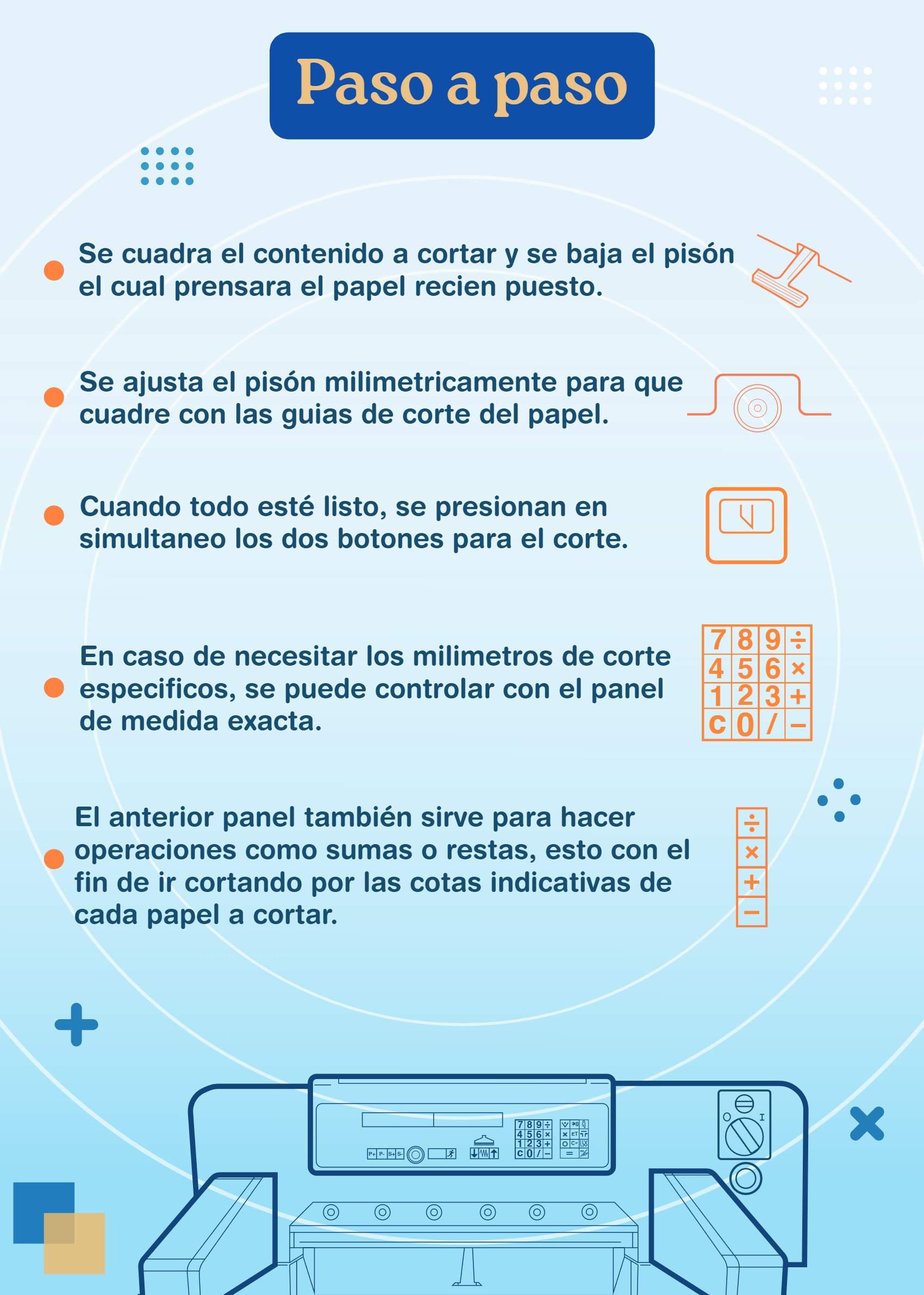Manual de uso guillotina Polar 76 EM — page 8