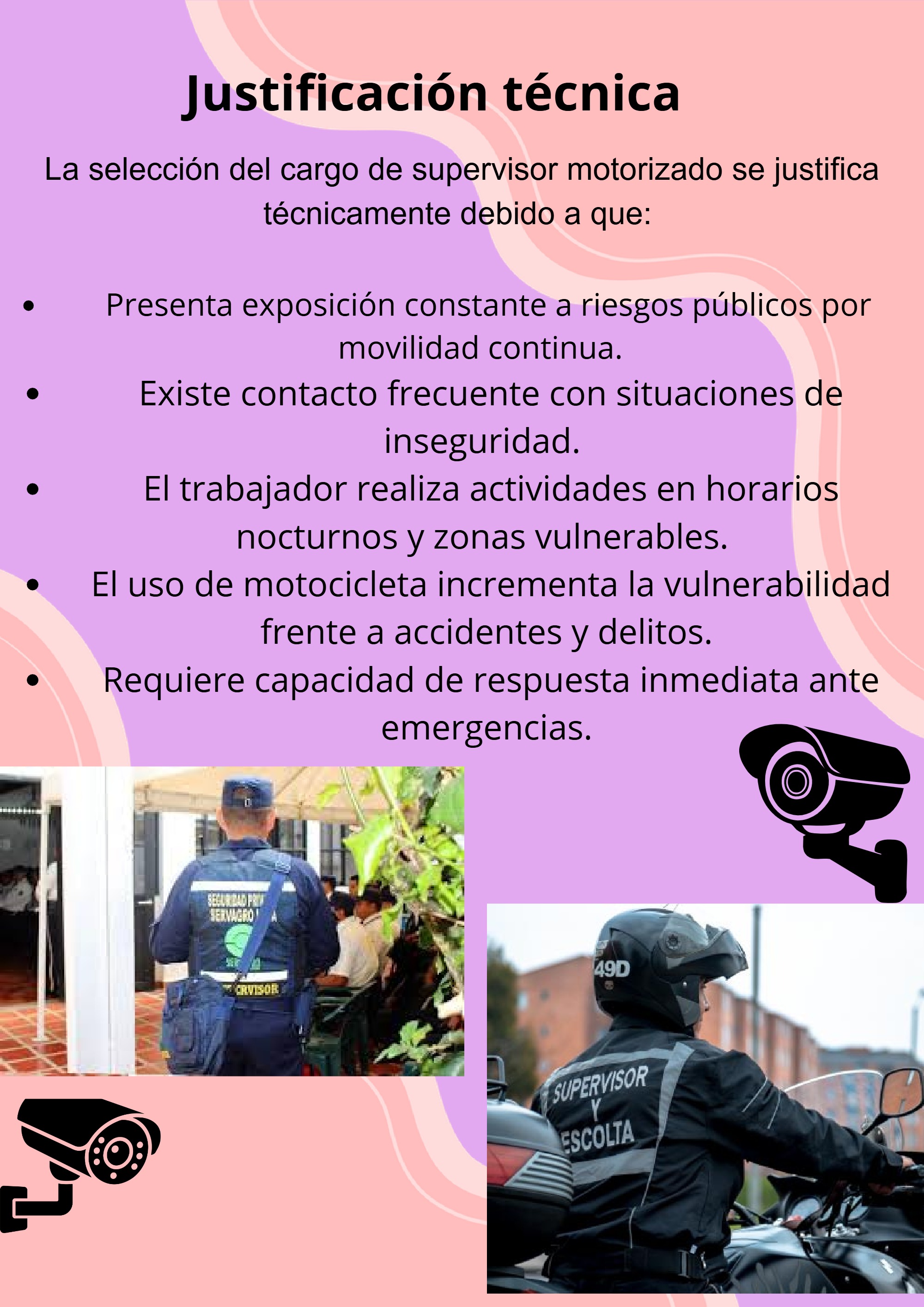 supervisor motorizado en una empresa de vigilancia privada — page 7