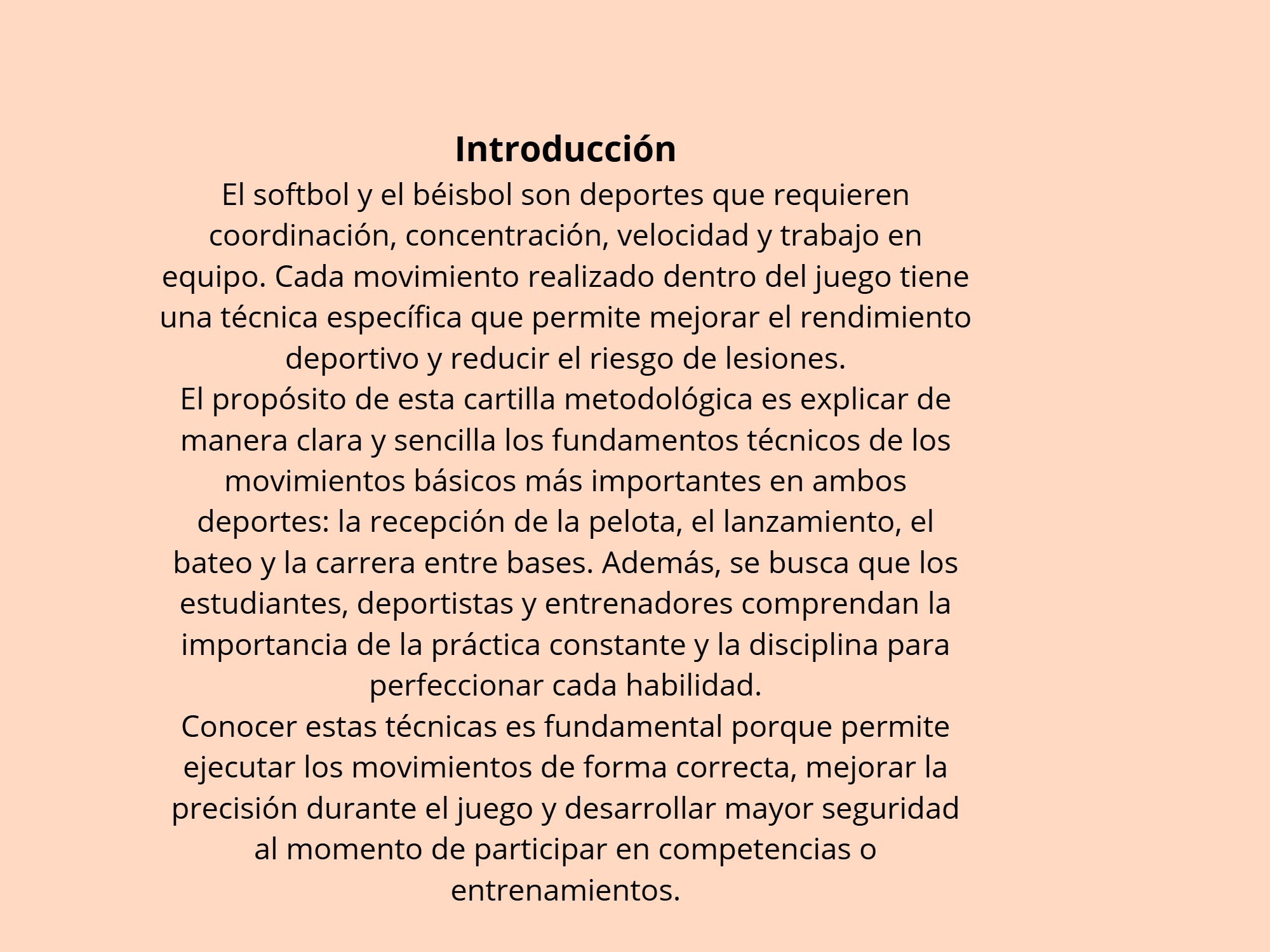 CARTILLA DIDACTICA DE BEISBOL — page 2