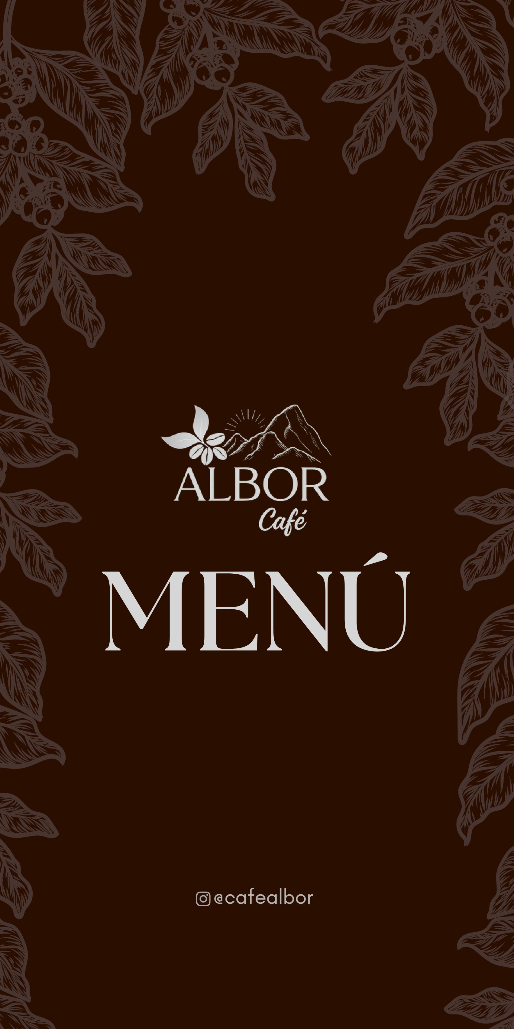 Menú - Albor café