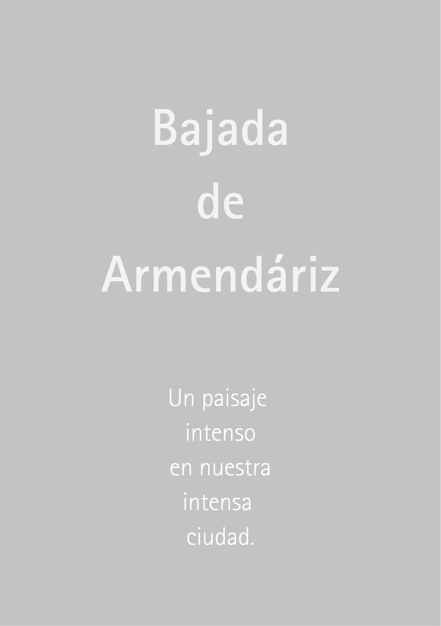 Bajada de Armendáriz.