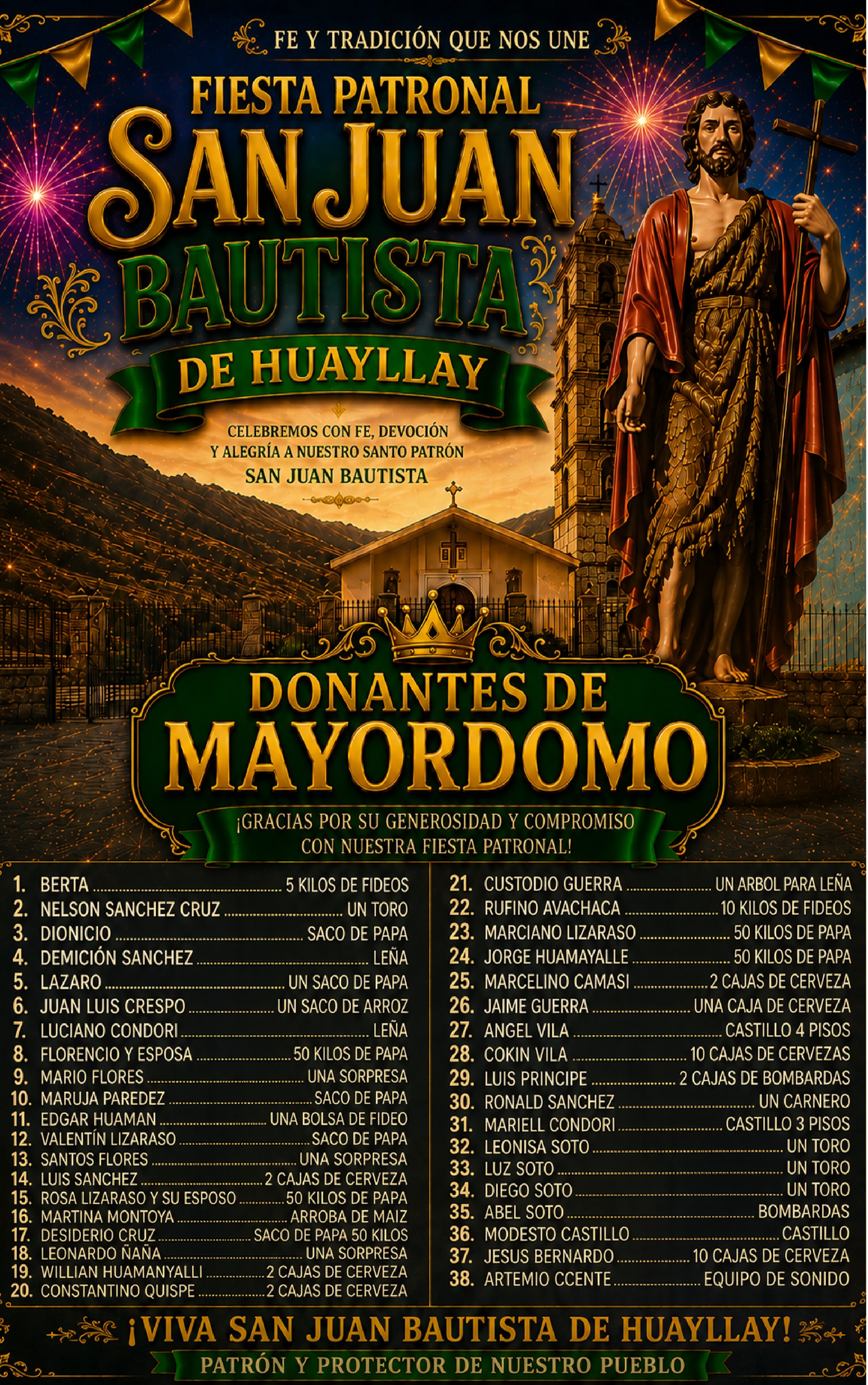 PROGRAMA SAN JUAN BAUTISTA DE HUALLAY — page 3