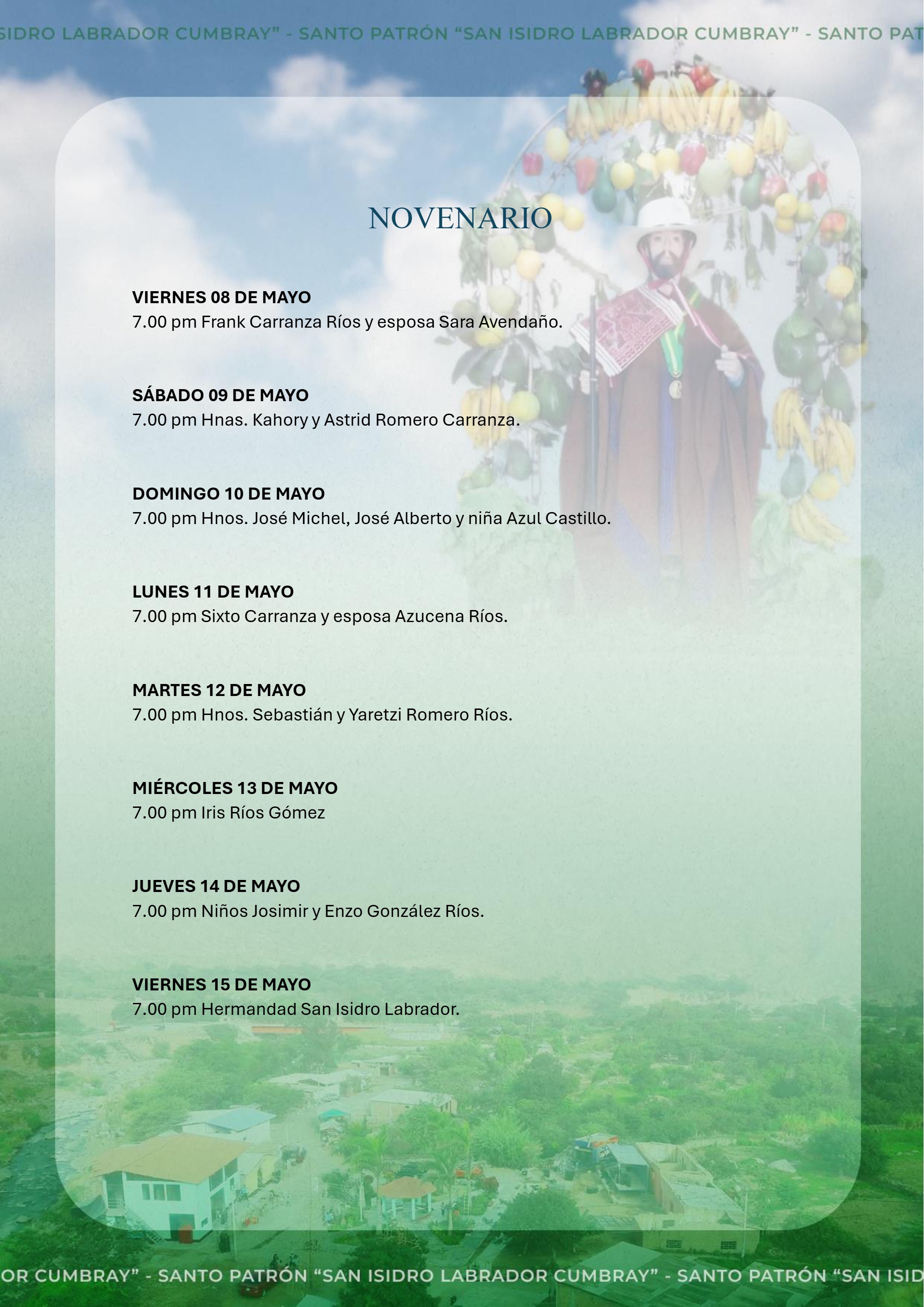 Fiesta Patronal Homenaje a nuestro Santo Patrón — page 3
