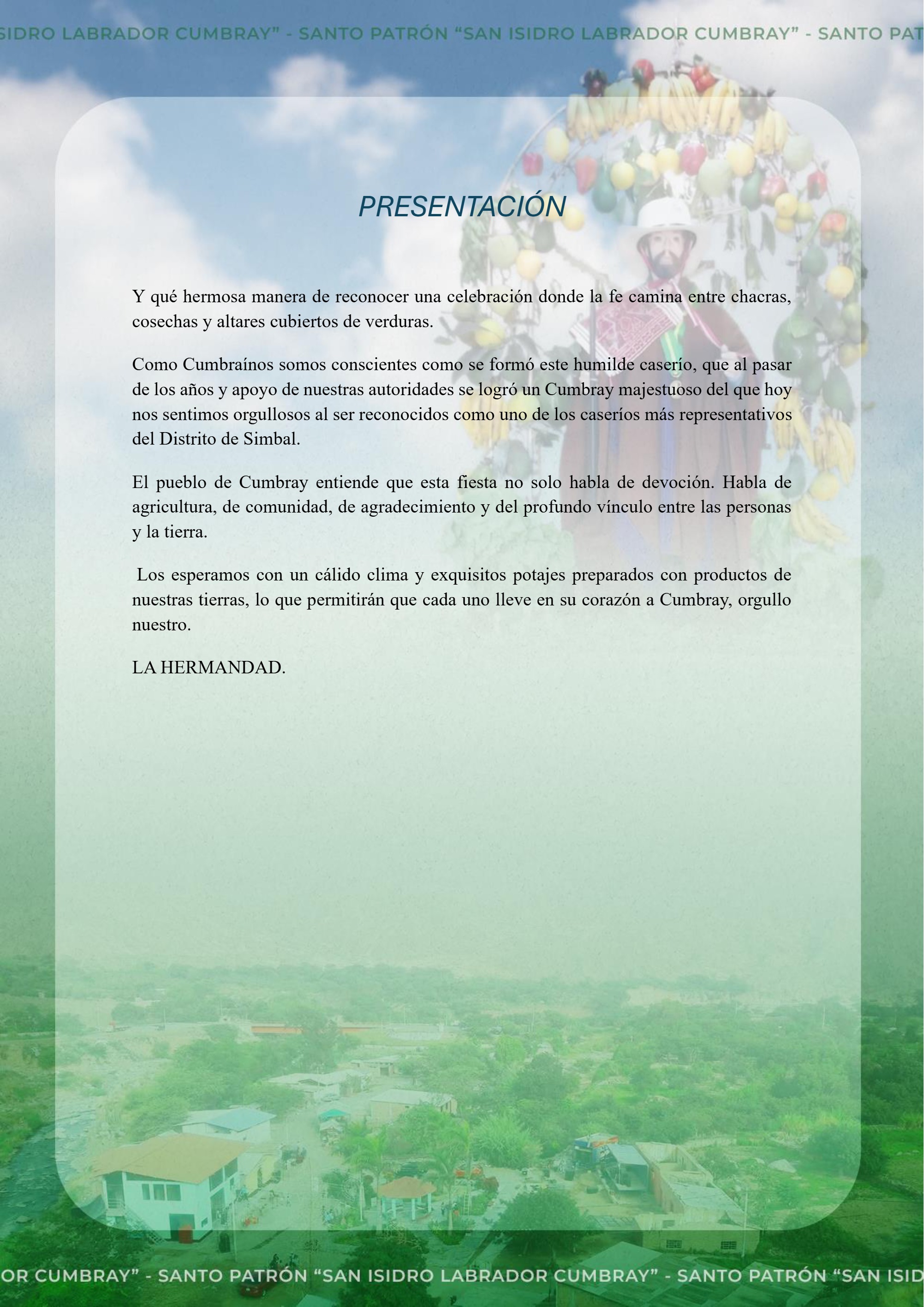 Fiesta Patronal Homenaje a nuestro Santo Patrón — page 2