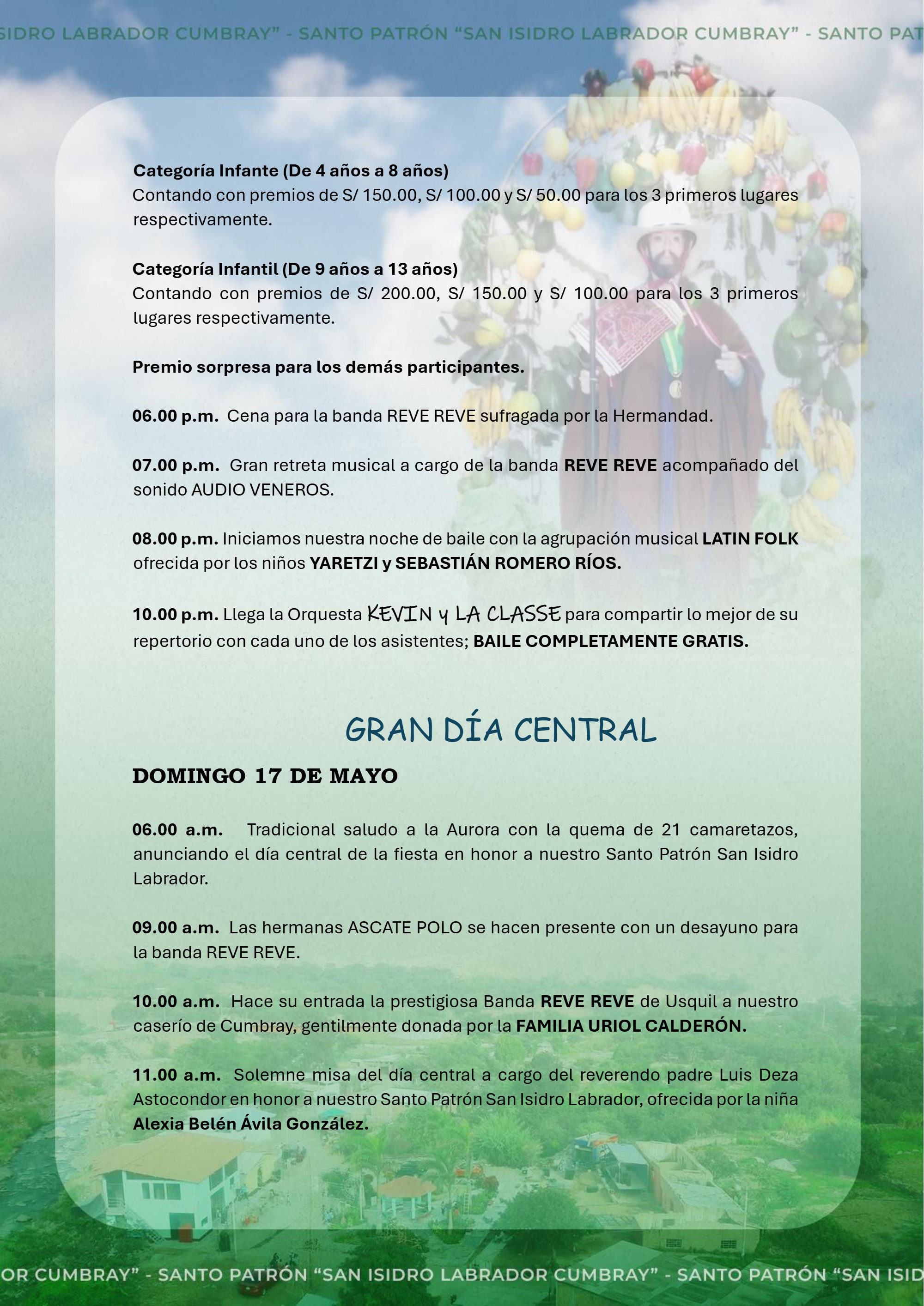 Fiesta Patronal Homenaje a nuestro Santo Patrón — page 5