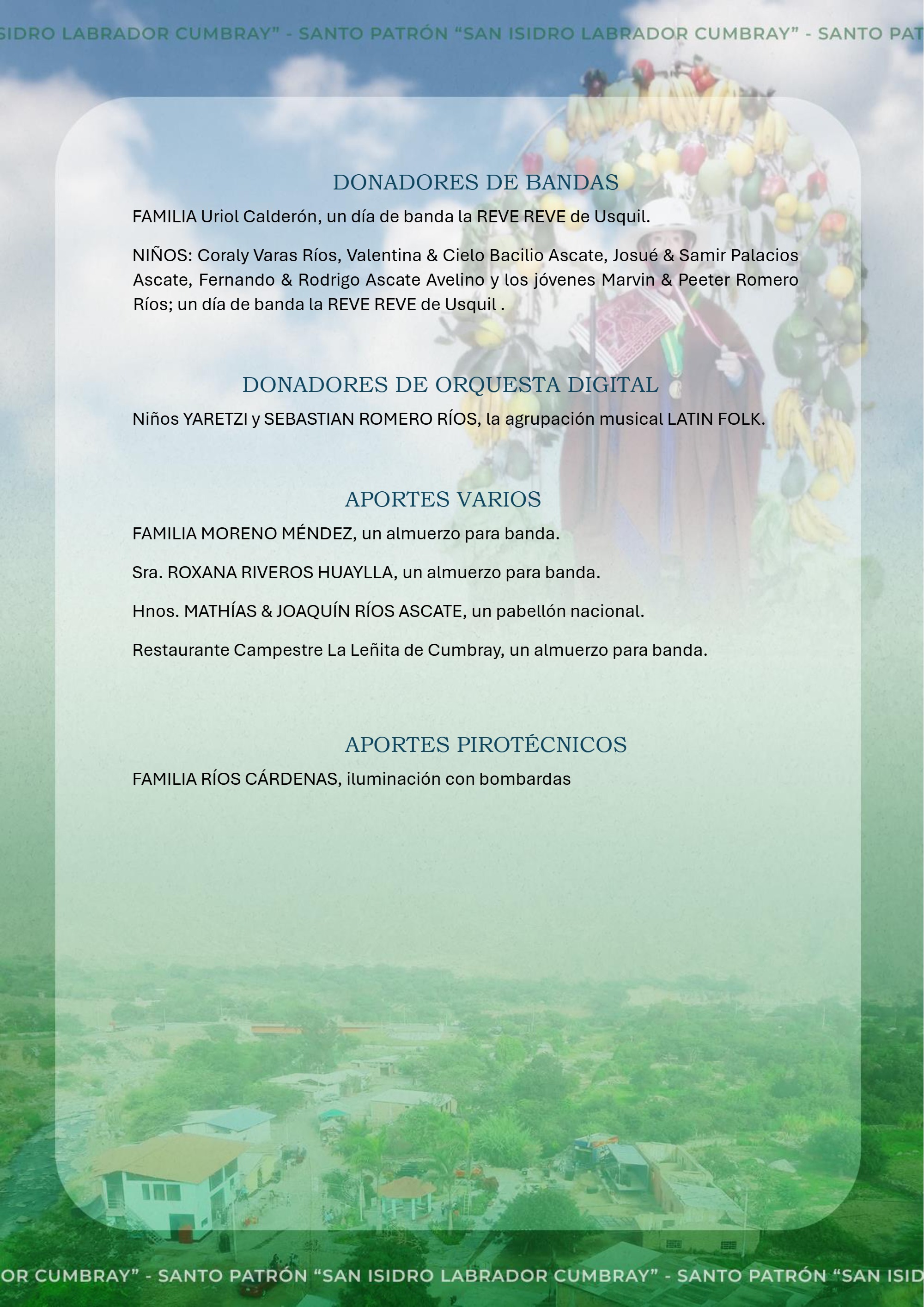 Fiesta Patronal Homenaje a nuestro Santo Patrón — page 8