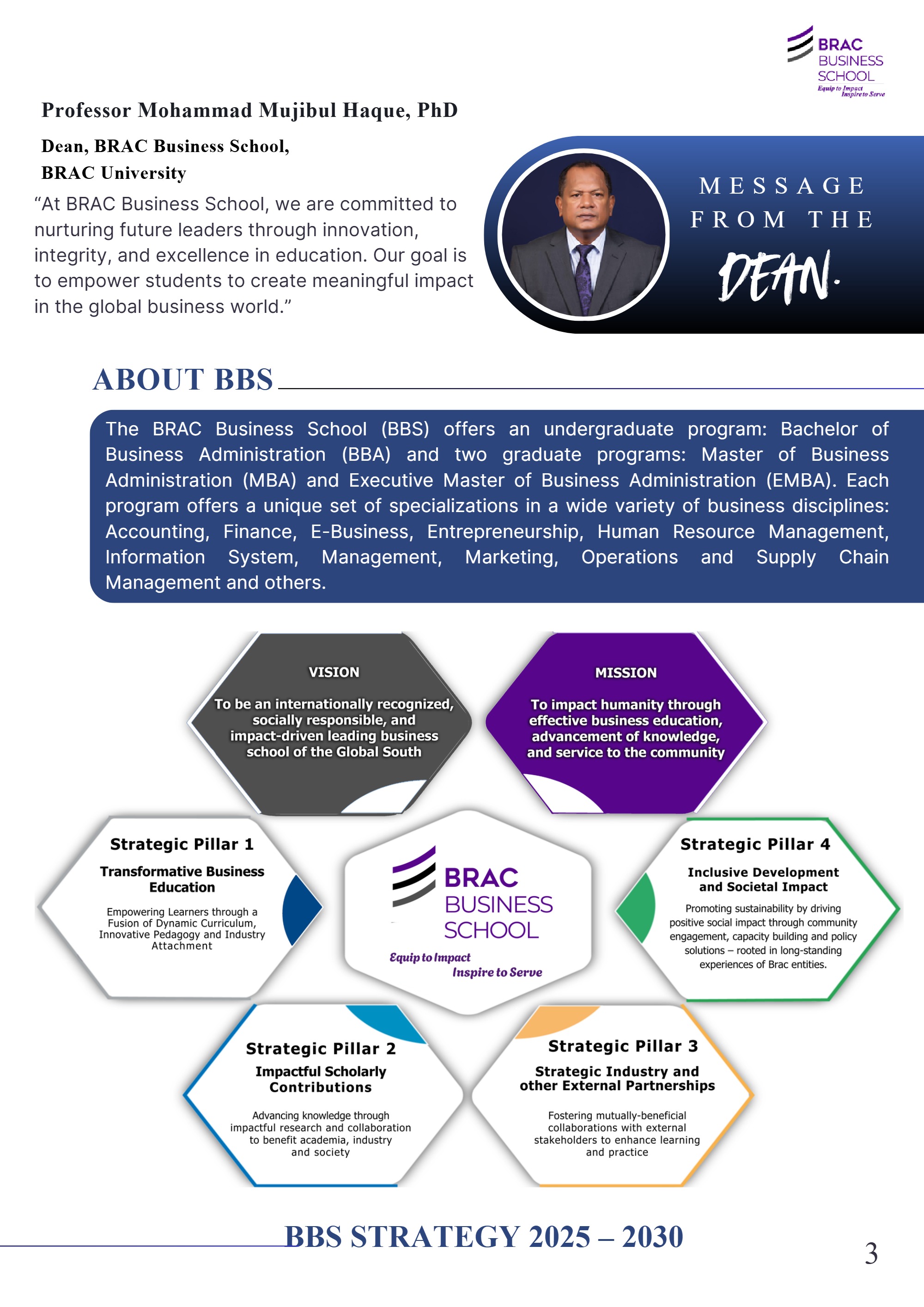BRAC Business School (BBS) — page 3