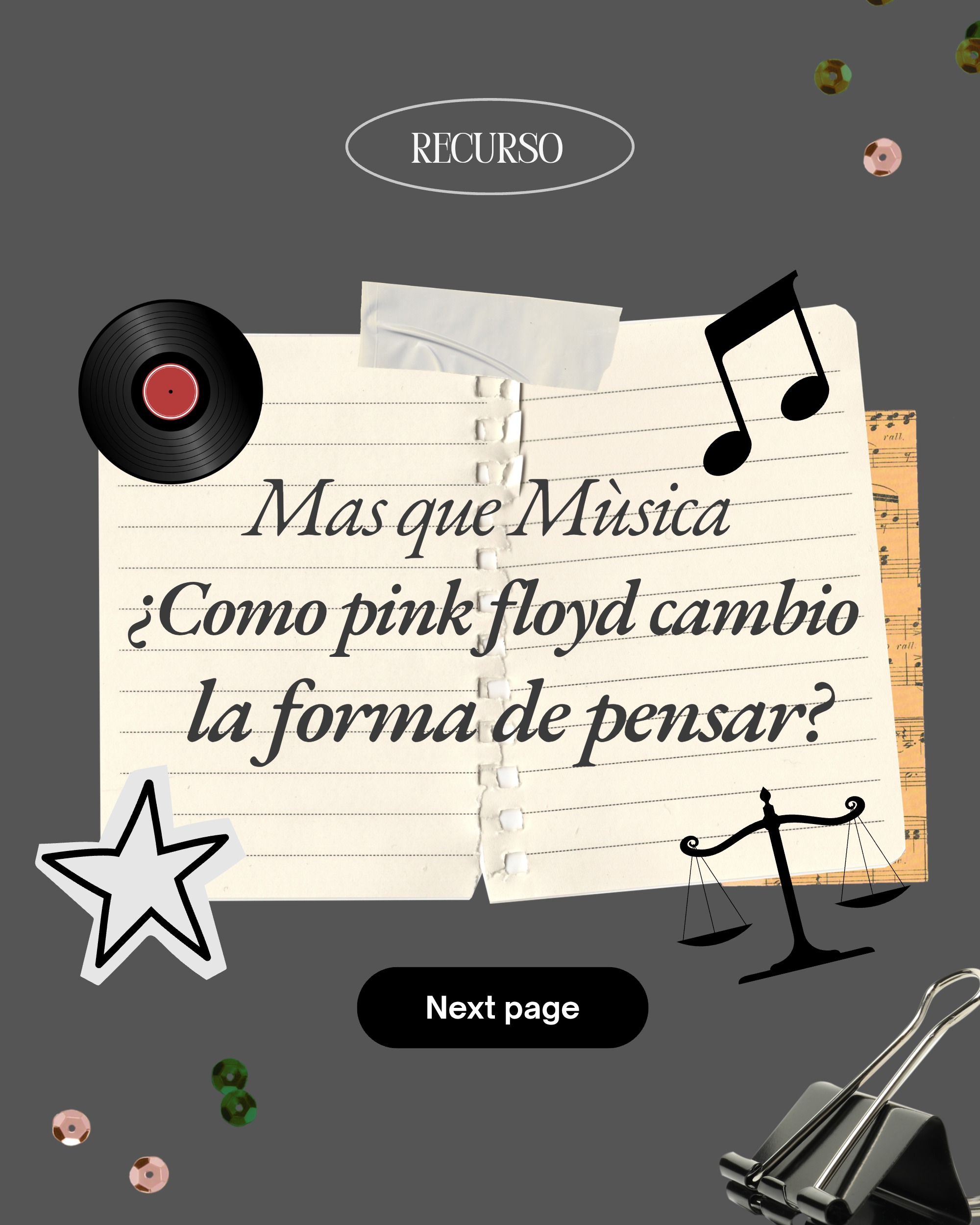 Pink Floyd en la manera de pensar.