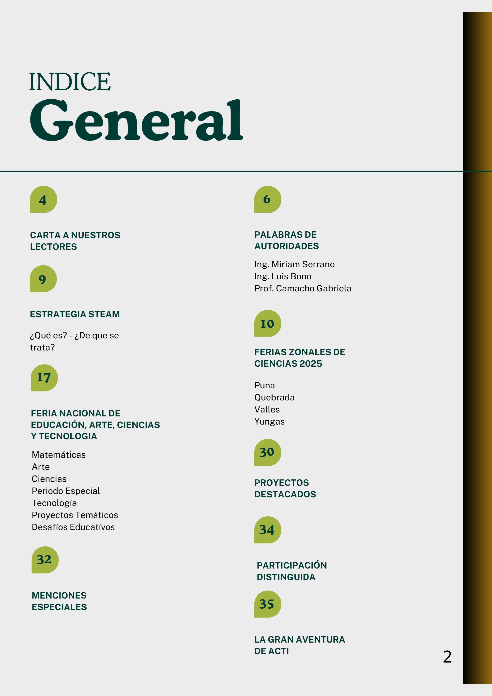 REVISTA DIGITAL (ACTI)-FERIA DE CIENCIAS 2025 — page 2