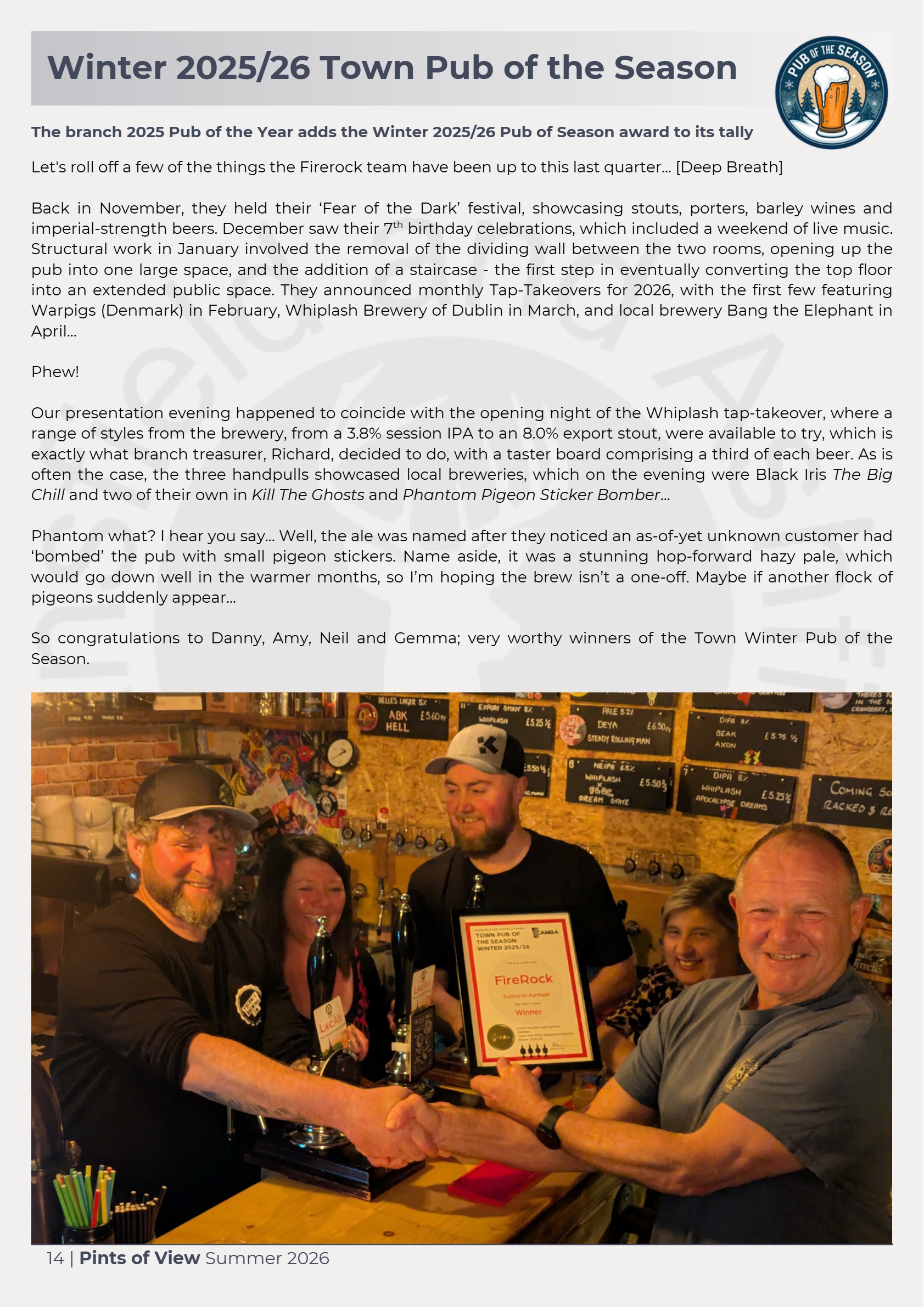Pints of View Summer 2026 — page 14