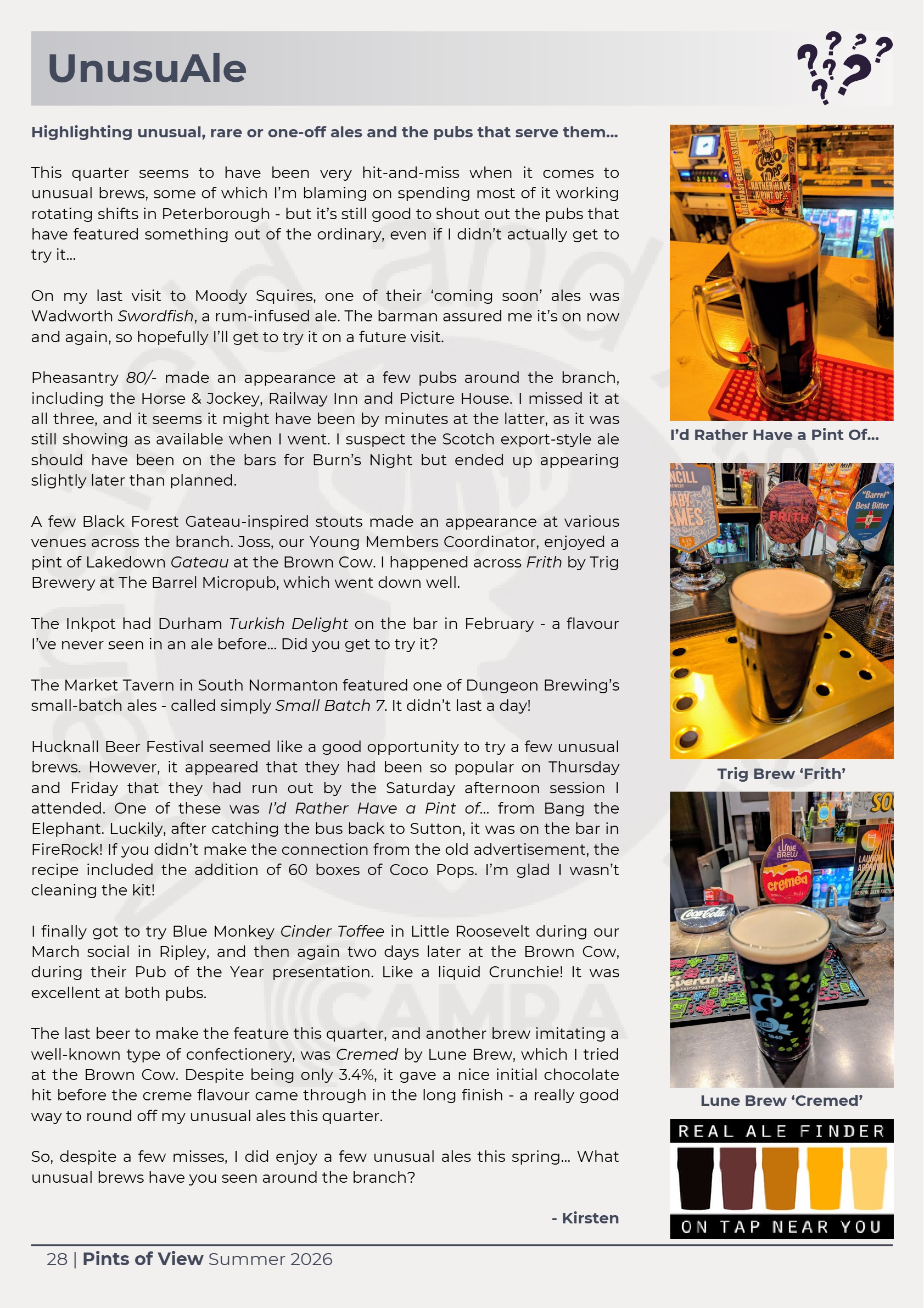 Pints of View Summer 2026 — page 28