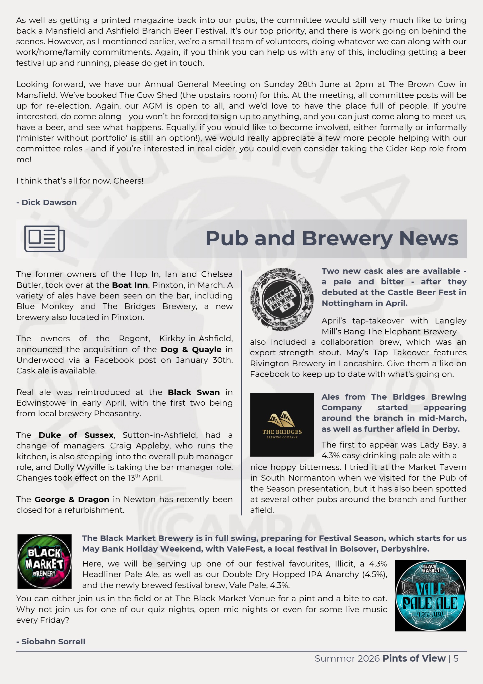 Pints of View Summer 2026 — page 5