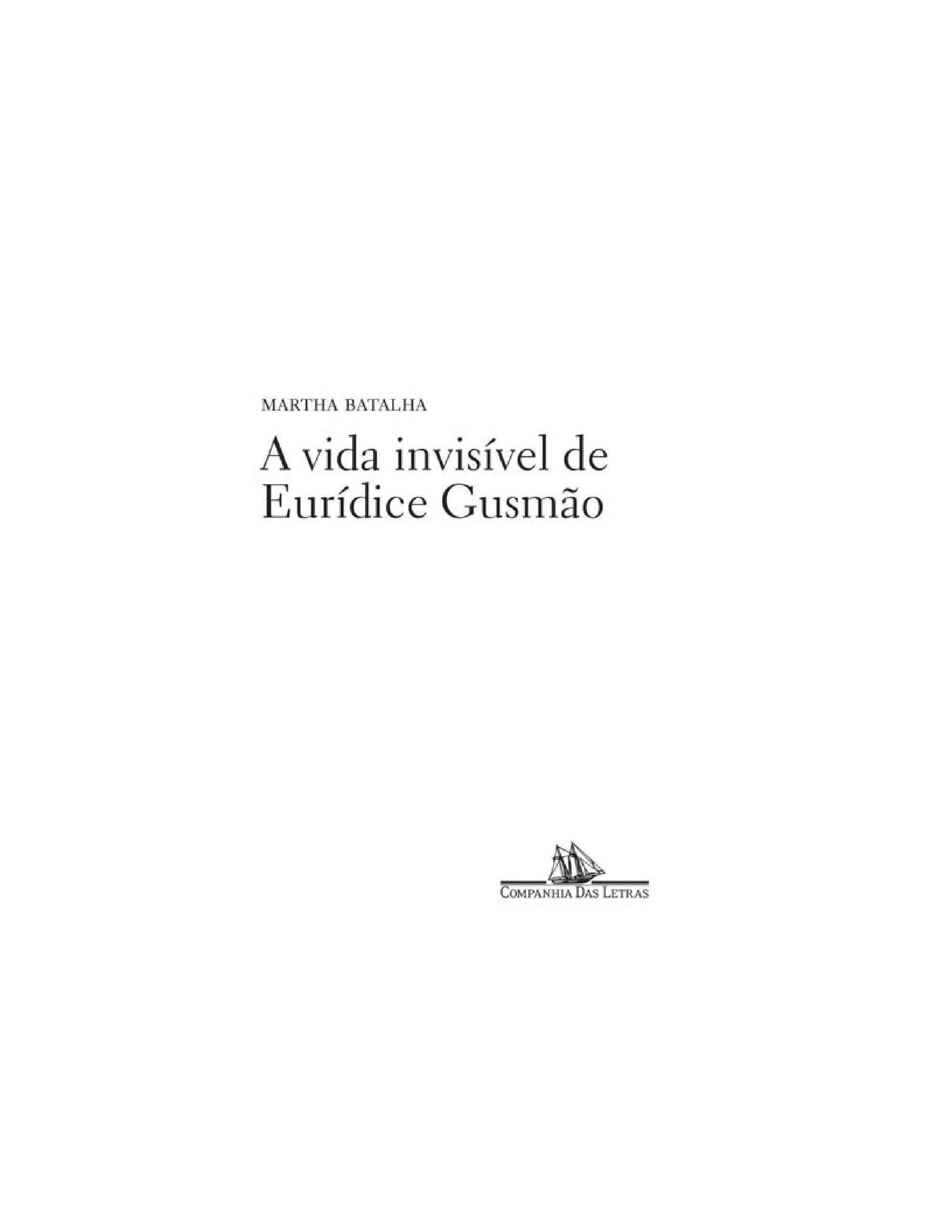 A Vida Invisivel de Euridice Gusmao (Martha Batalha) — page 3