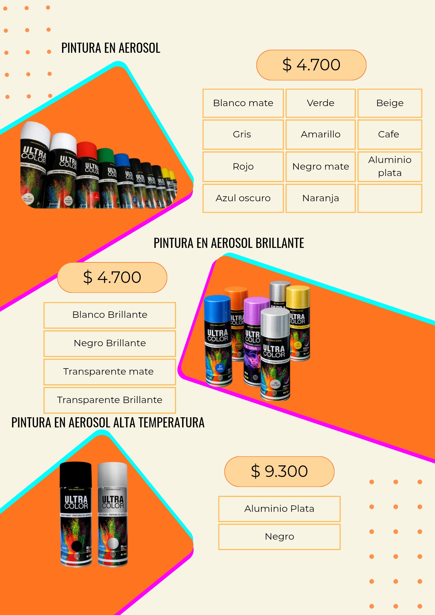 CATALOGO AEROSOLES PARA MAYORISTAS — page 3