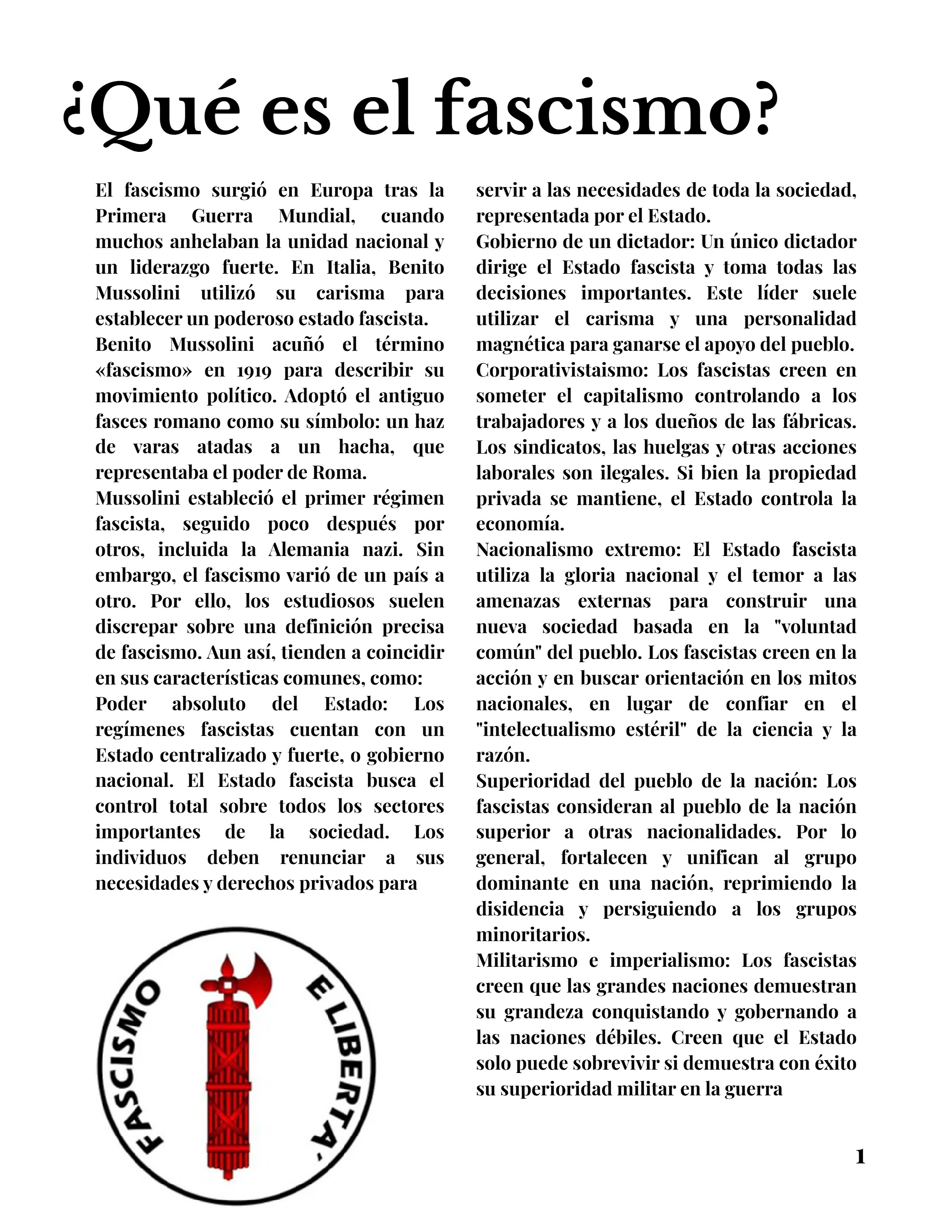 Benito Mussolini, El Precio del Poder — page 3