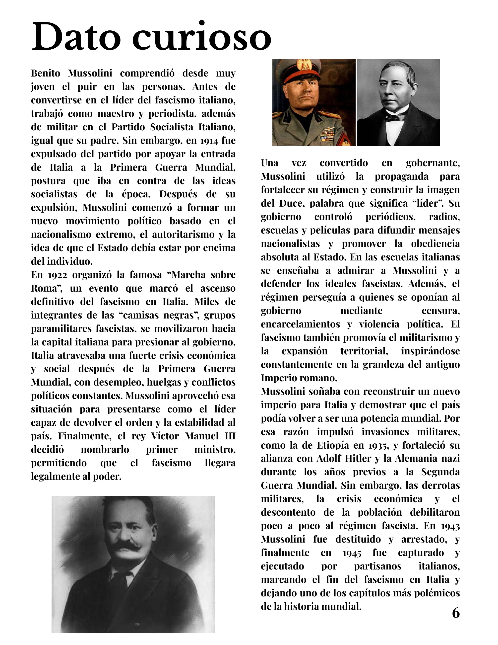 Benito Mussolini, El Precio del Poder — page 8