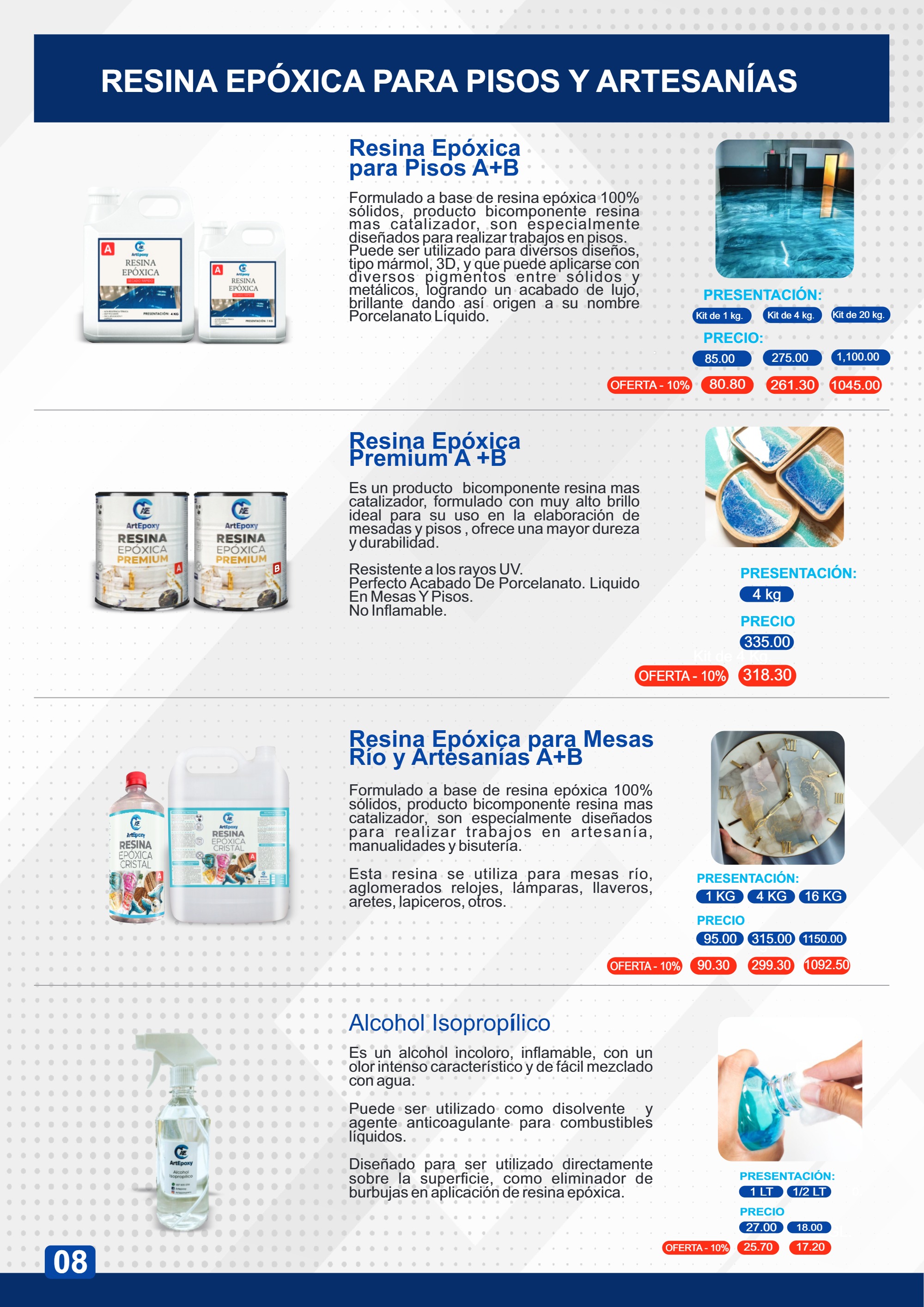 CATALOGO DE PRODUCTOS — page 10