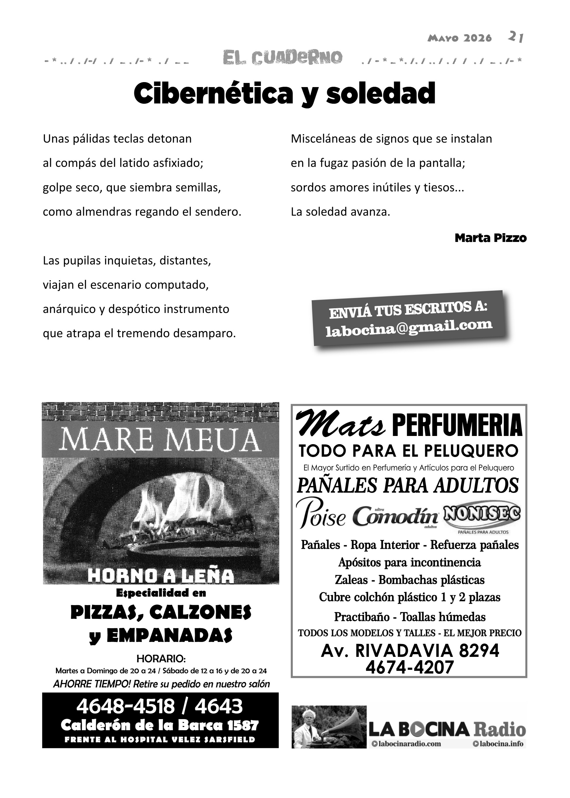 La Bocina N° 453 - Mayo 2026 — page 21