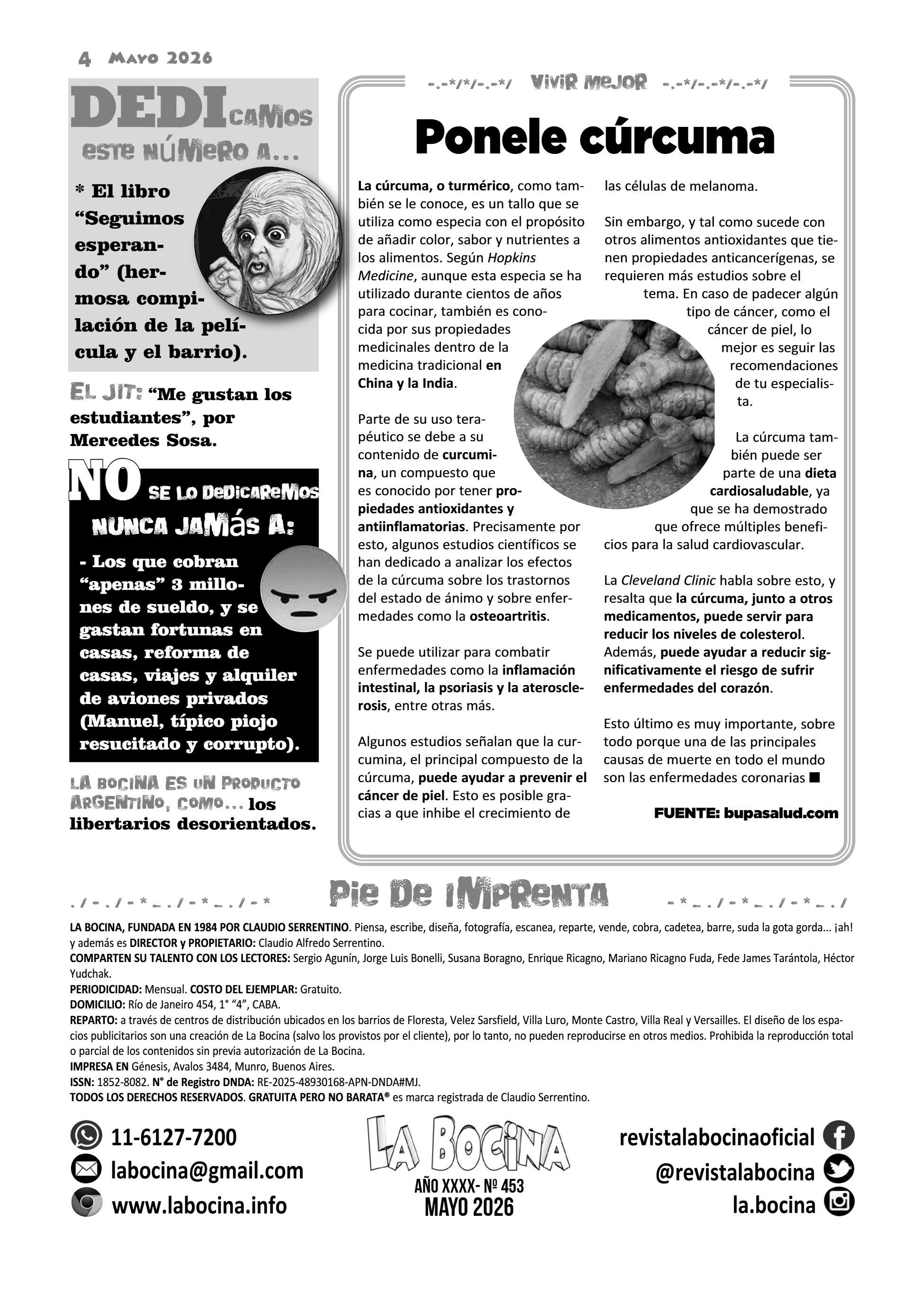 La Bocina N° 453 - Mayo 2026 — page 4