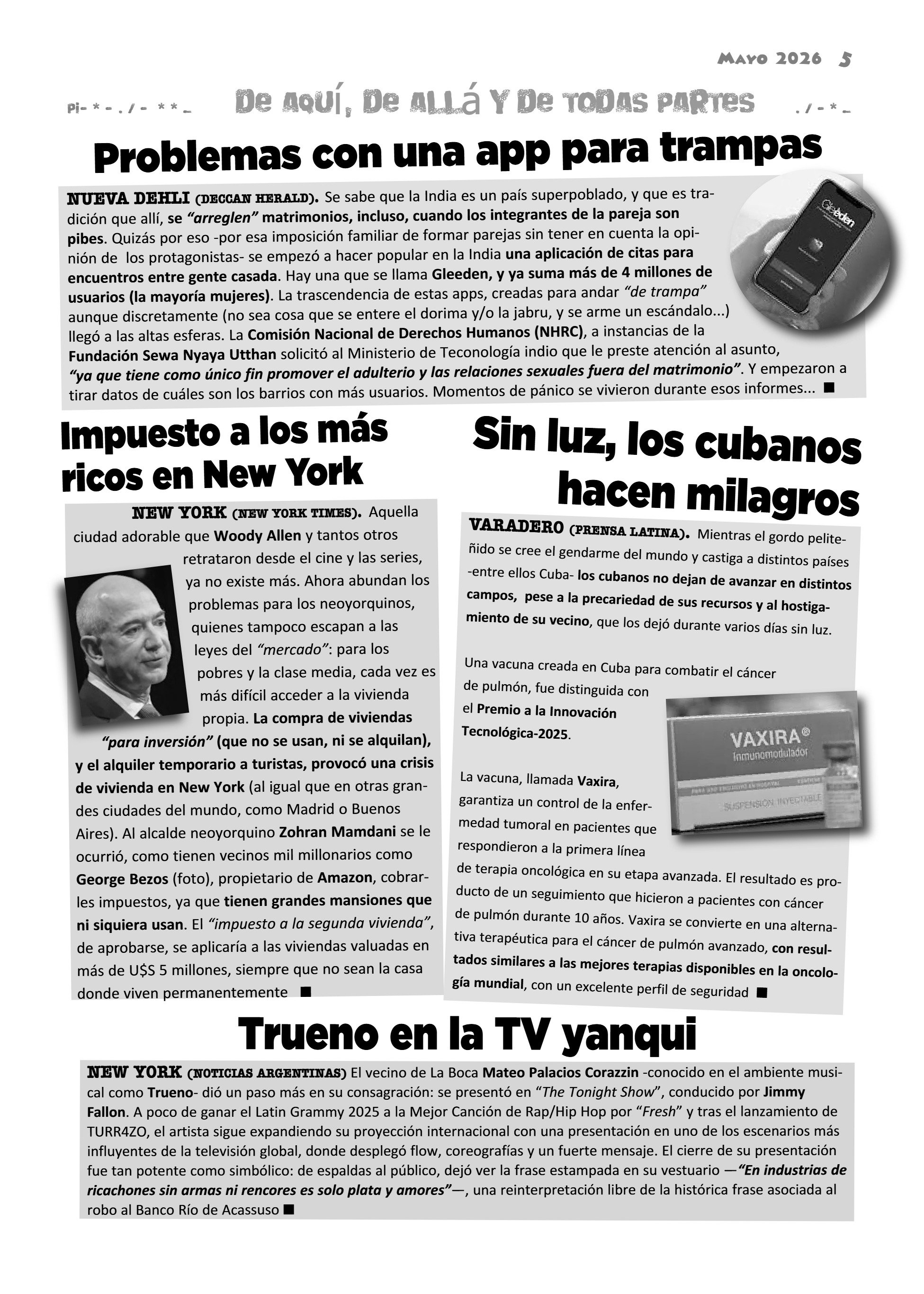 La Bocina N° 453 - Mayo 2026 — page 5