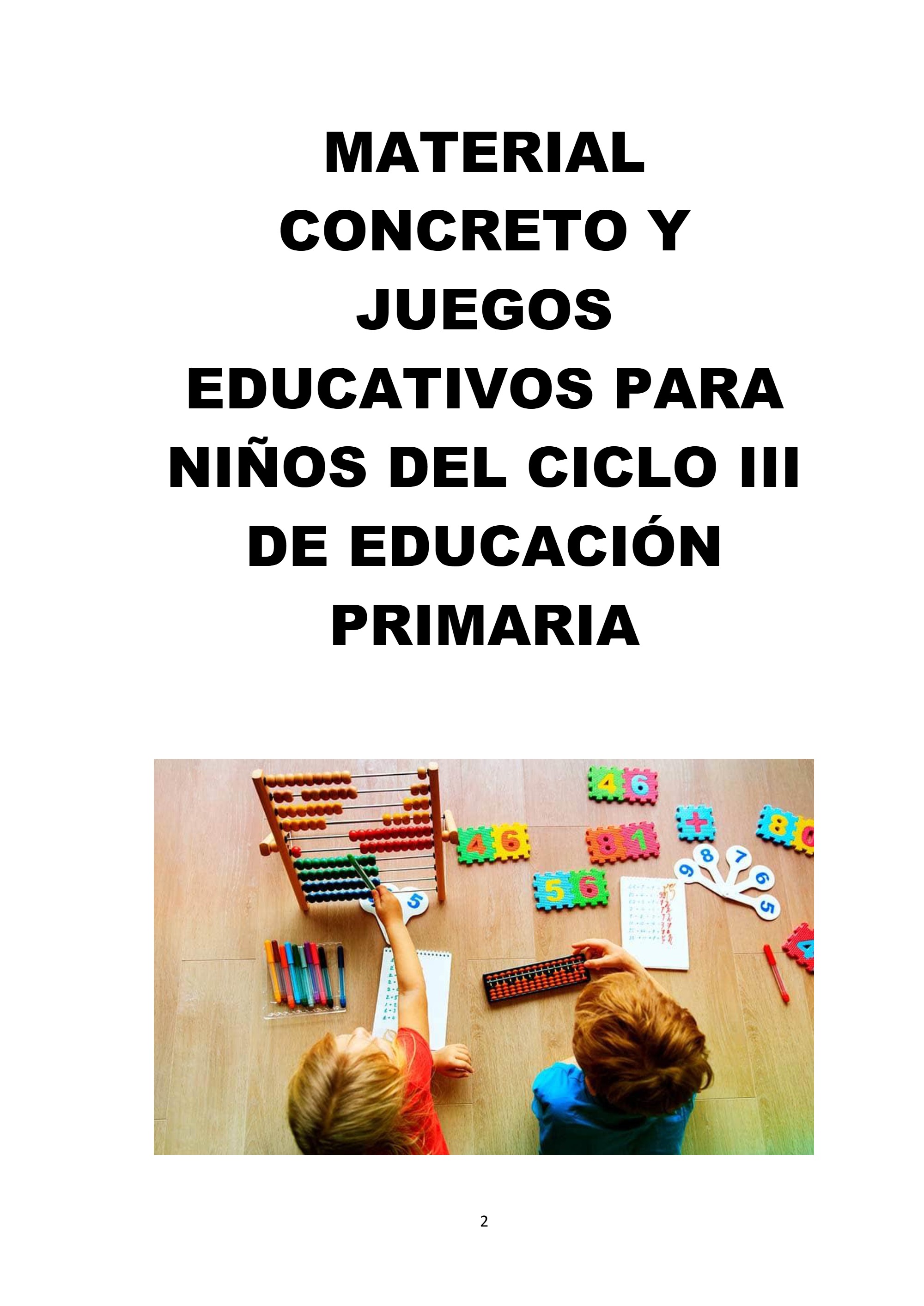 Material didáctico en estudiantes del ciclo III de Educación Primaria — page 2