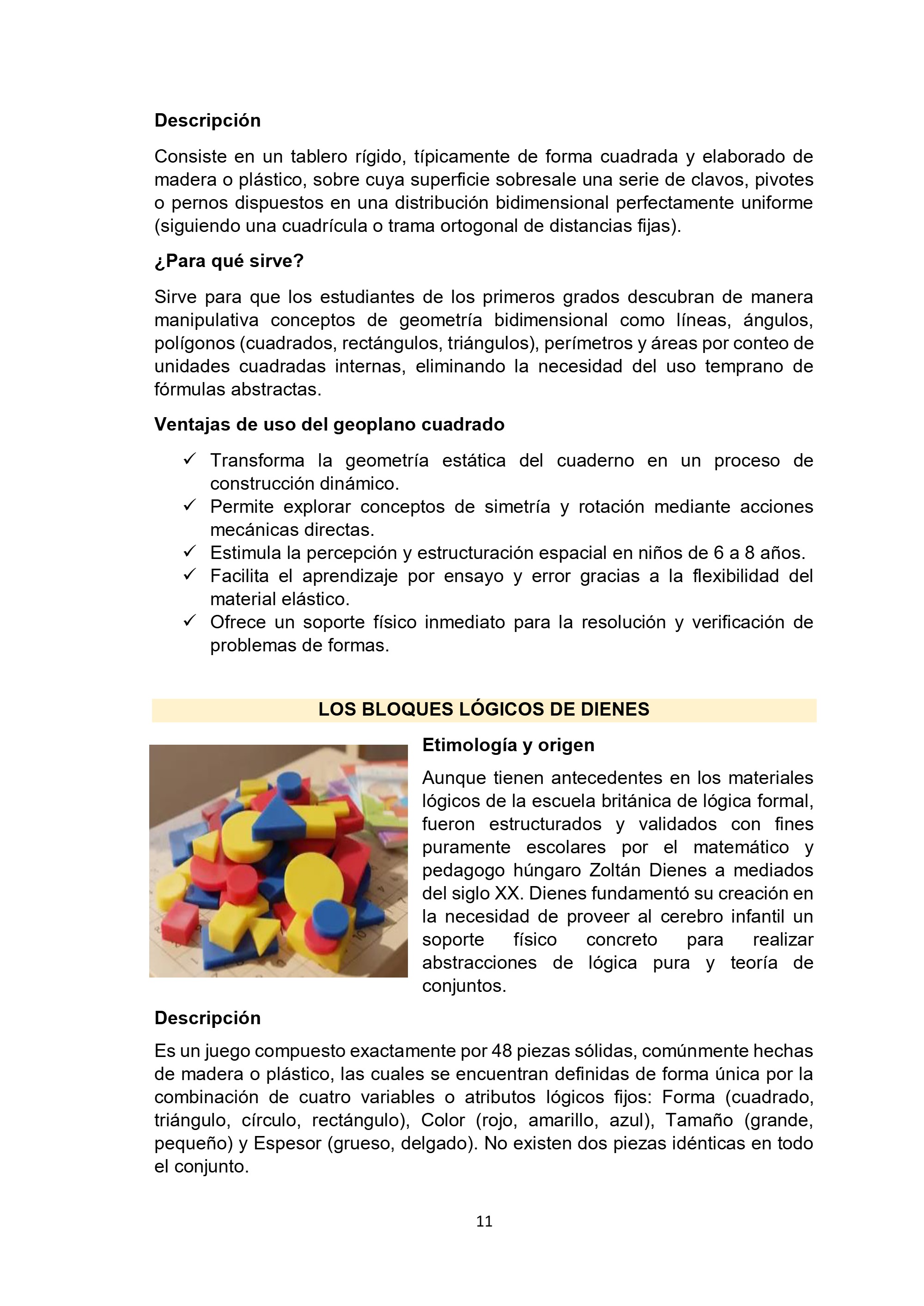 Material didáctico en estudiantes del ciclo III de Educación Primaria — page 11