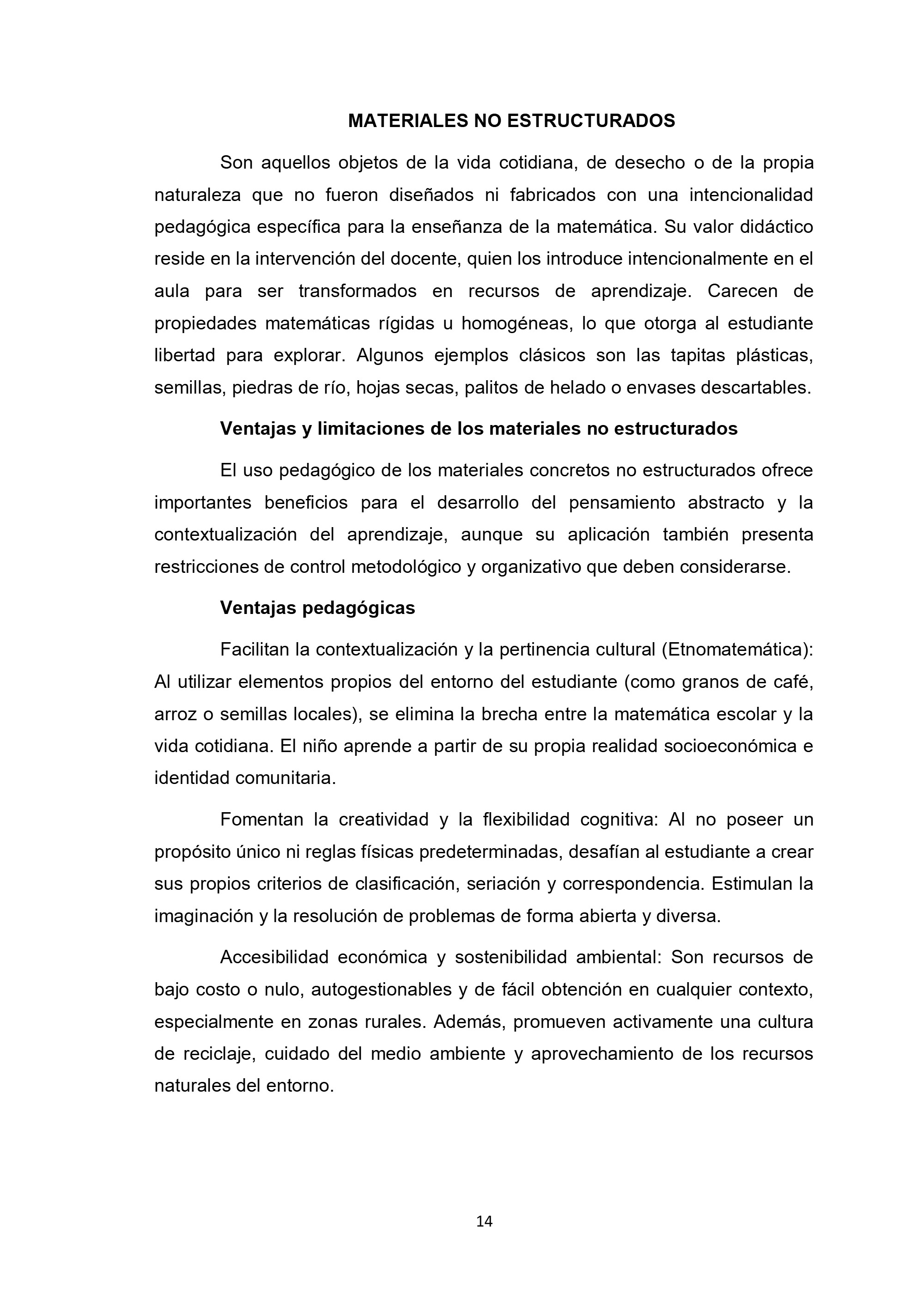Material didáctico en estudiantes del ciclo III de Educación Primaria — page 14