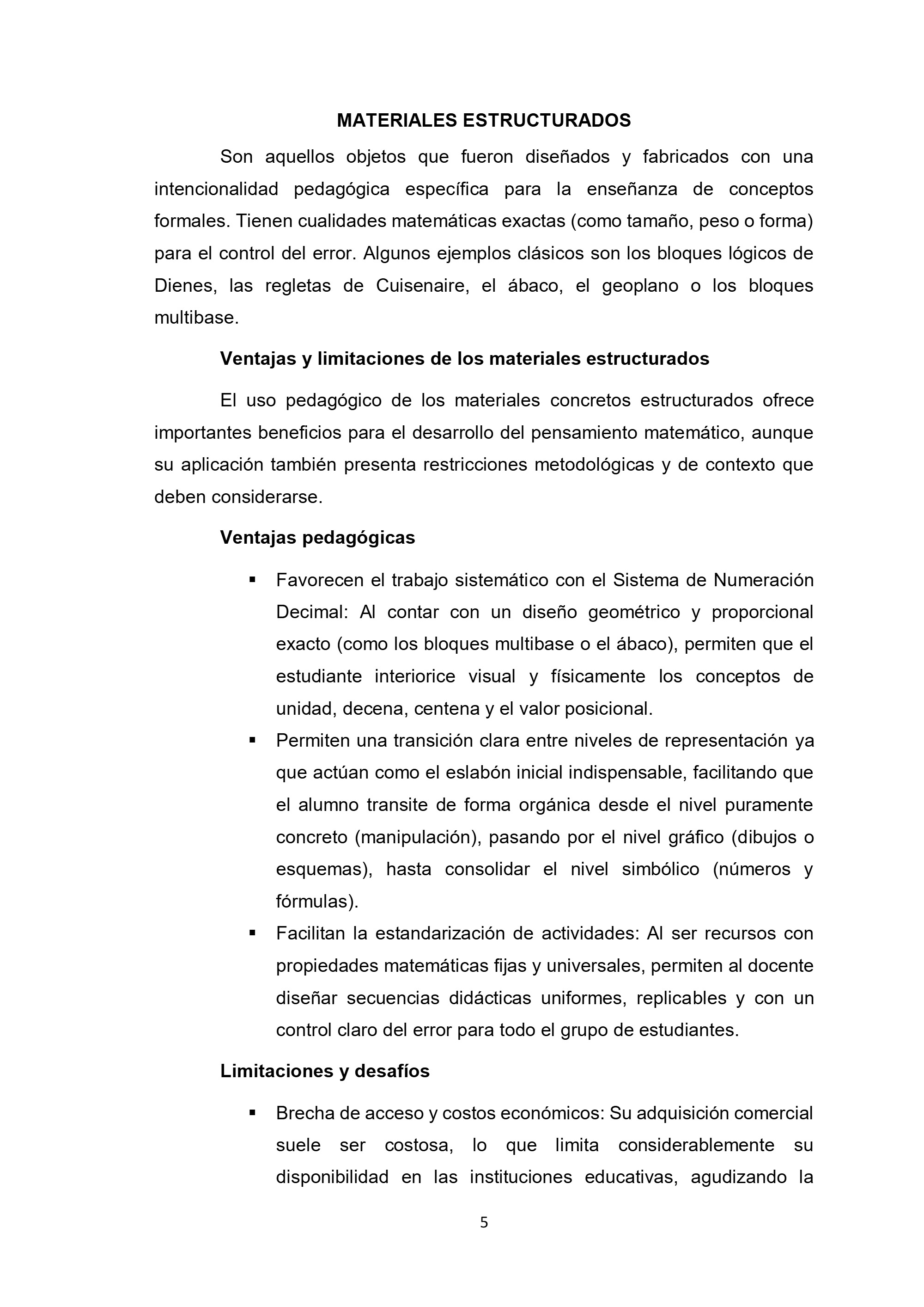 Material didáctico en estudiantes del ciclo III de Educación Primaria — page 5