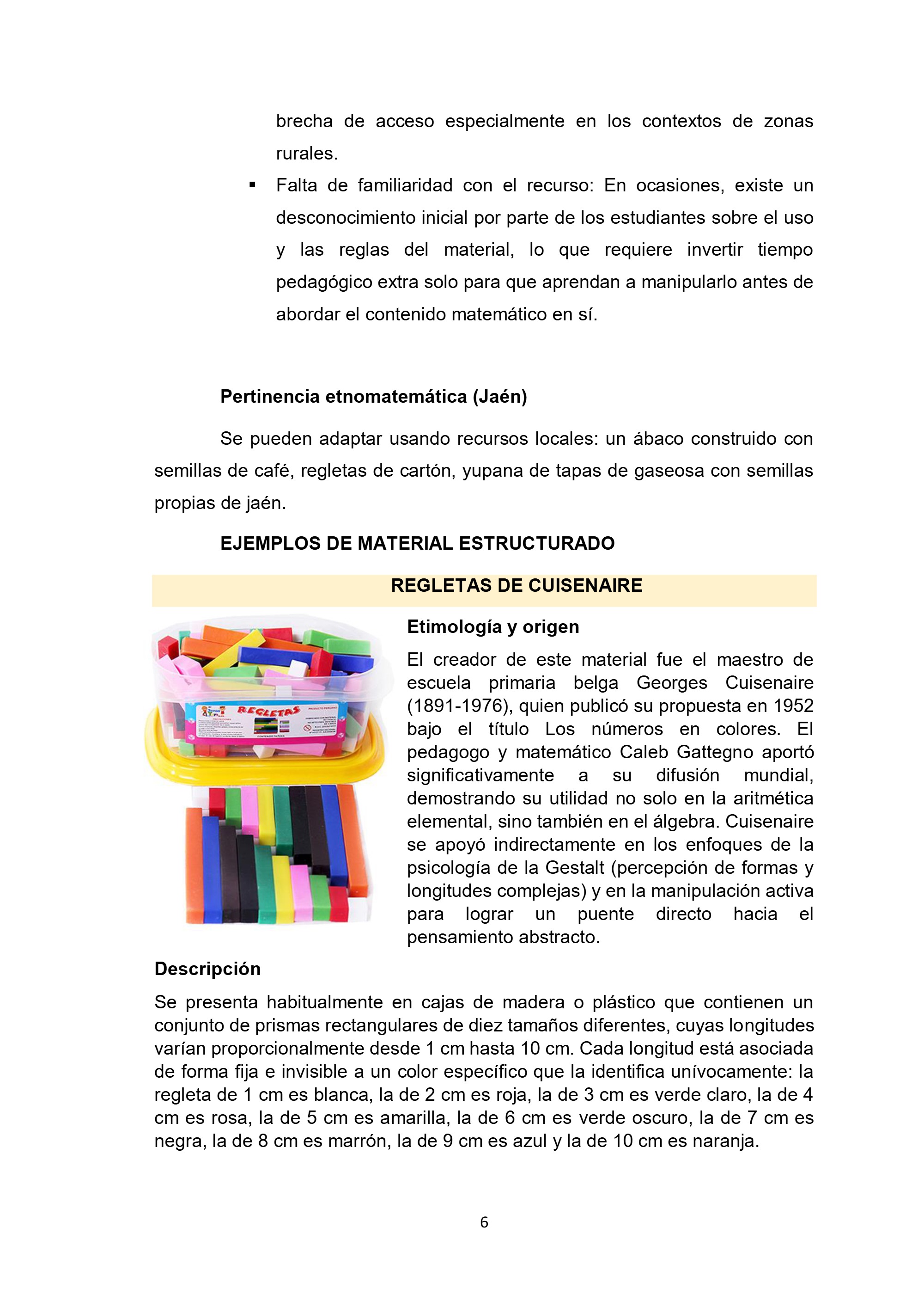 Material didáctico en estudiantes del ciclo III de Educación Primaria — page 6